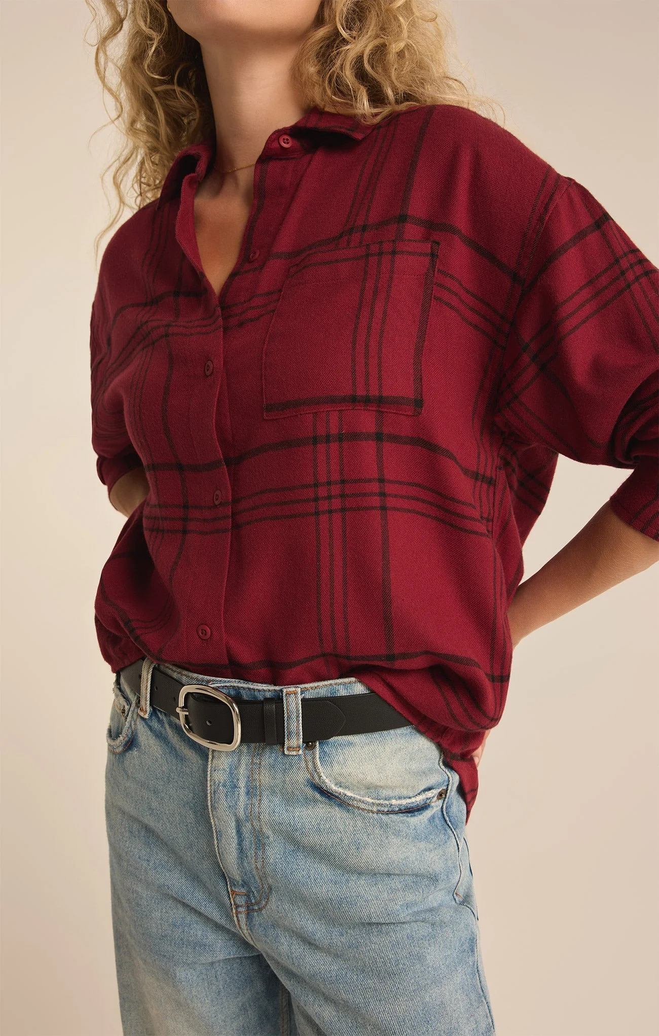 River Plaid Button Up - Image 65