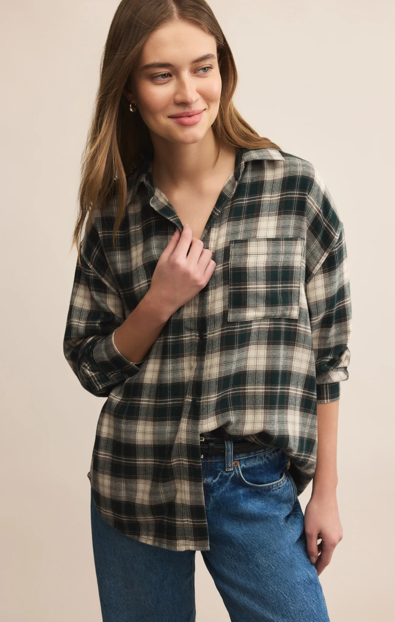 River Plaid Button Up - Image 9