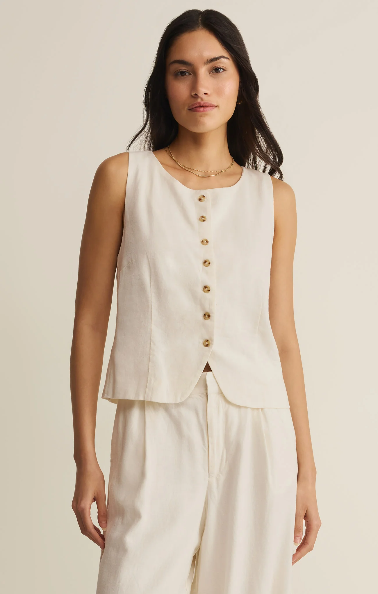 Roman Linen Vest - Image 13