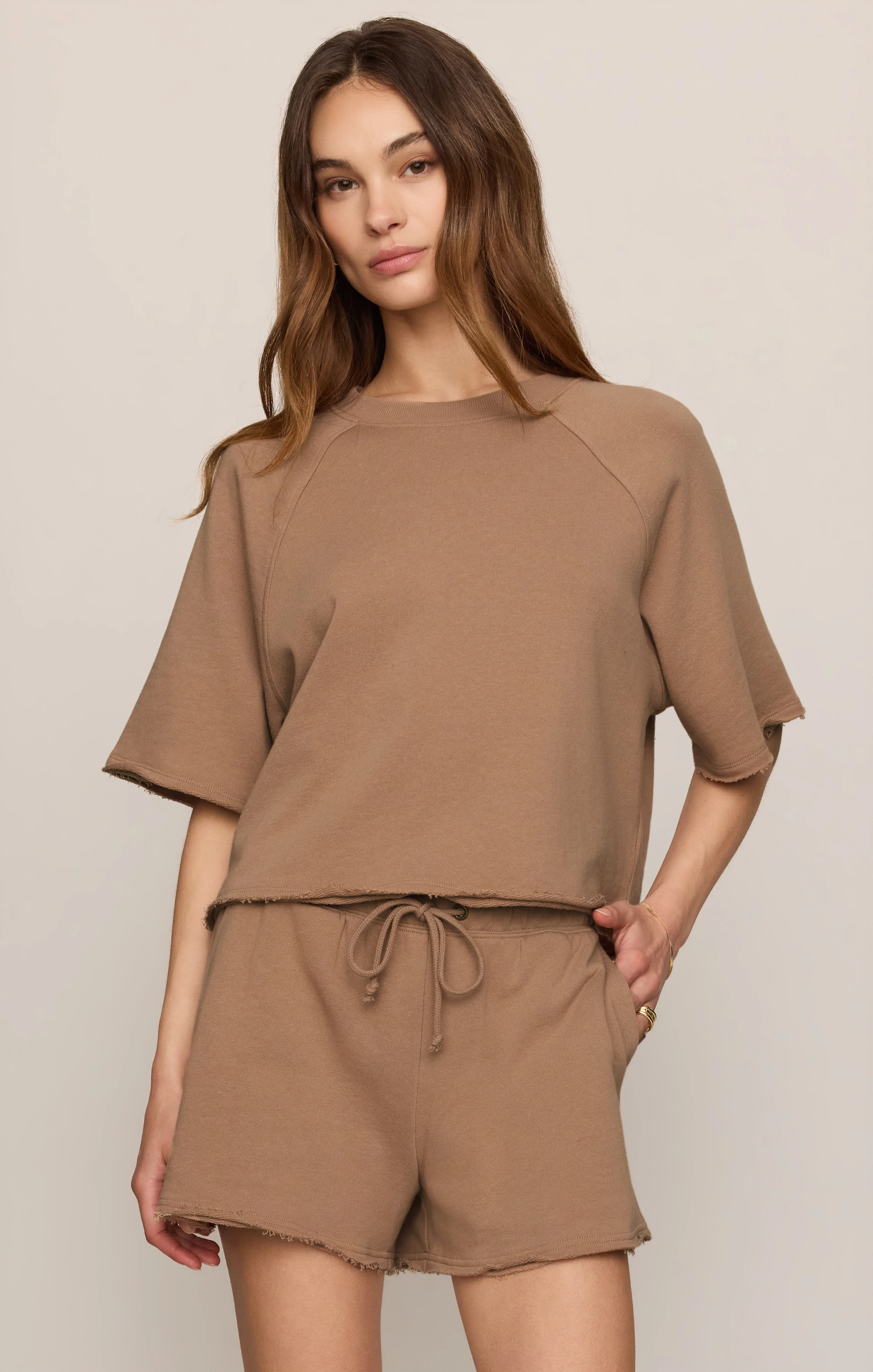Short Sleeve Raglan Sweatshirt - Image 7