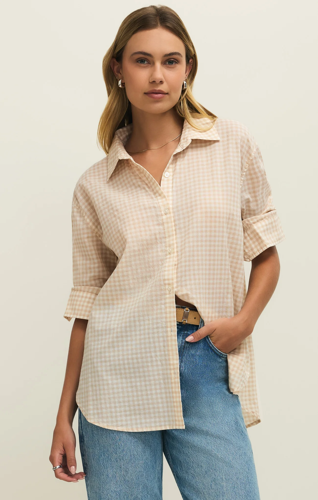 Seaport Gingham Button Up - Image 10
