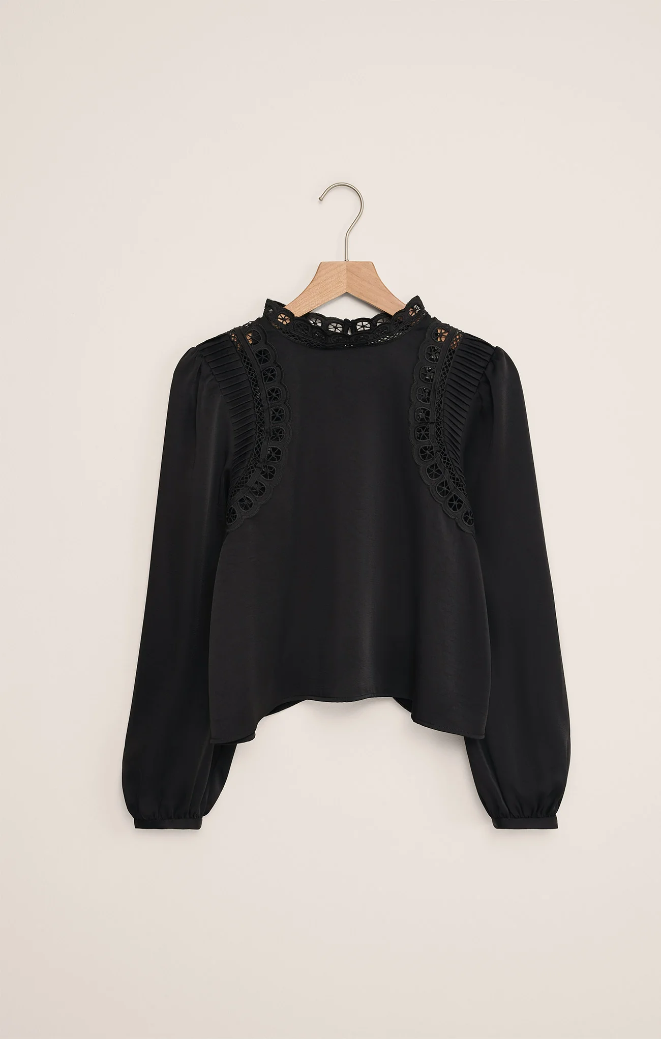 Silvana Mock Neck Embroidered Top - Image 6