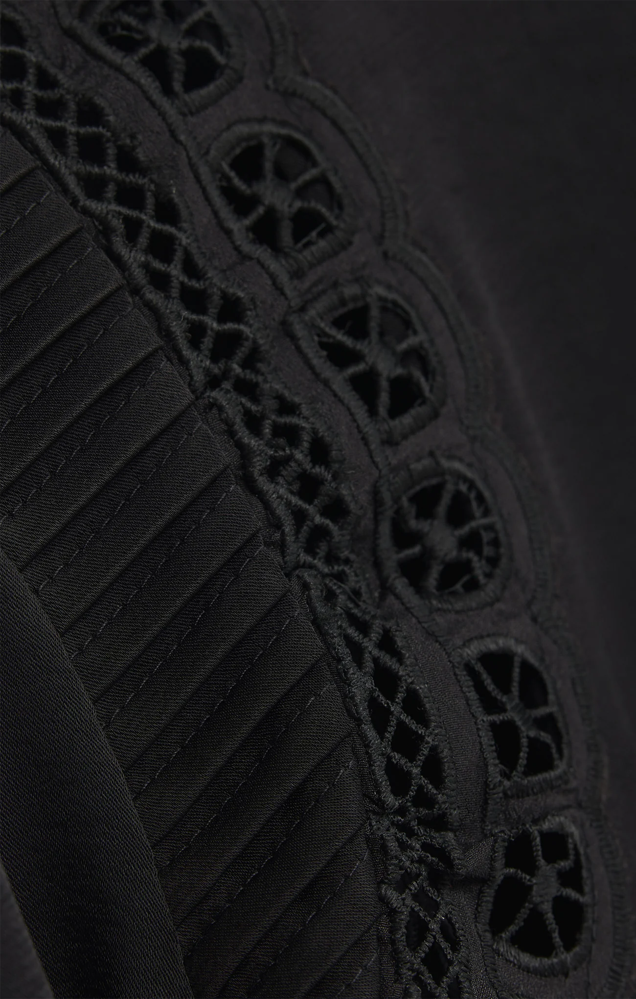 Silvana Mock Neck Embroidered Top - Image 9