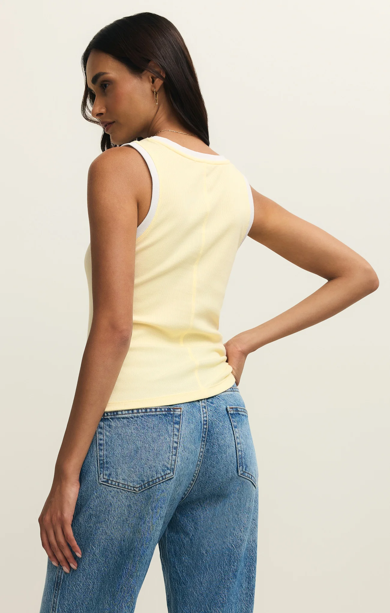 Sirena Contrast Rib Tank - Image 22