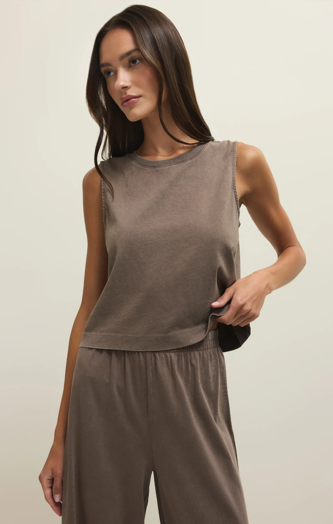 Sloane Cotton Jersey Tank - Image 3