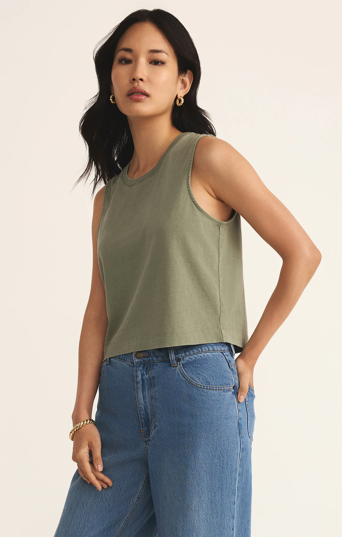 Sloane Cotton Jersey Tank - Image 48