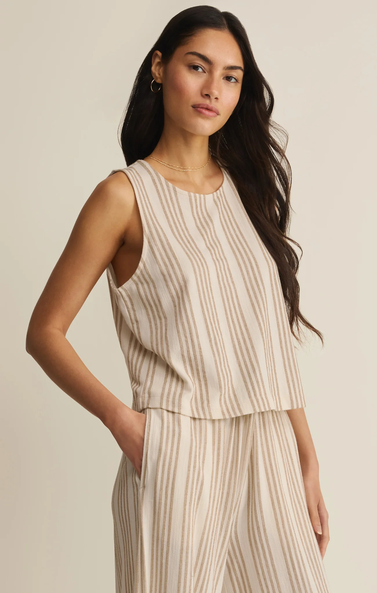 Sloane Knit Striped Tank Top - Image 6