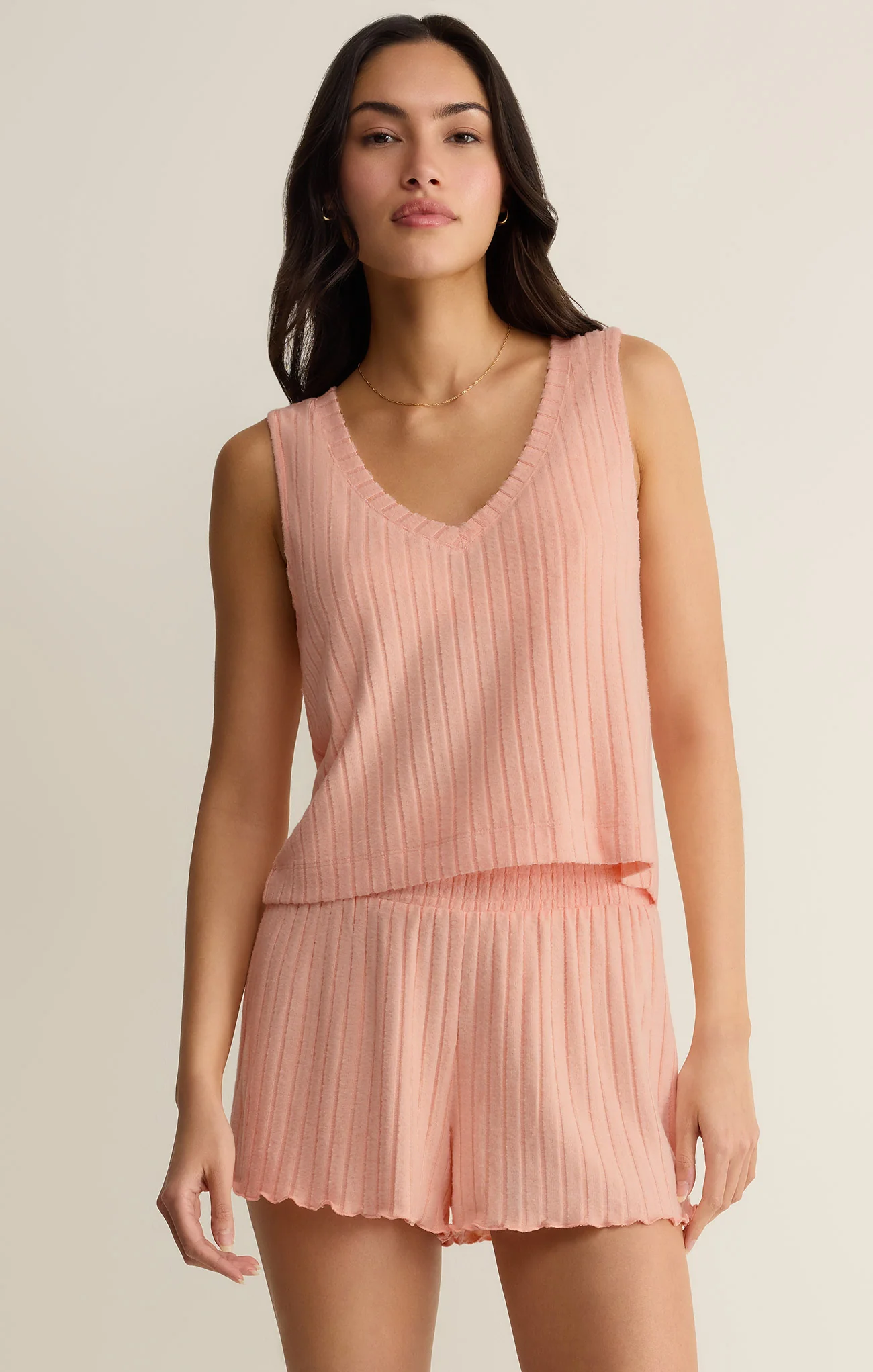 Sloane V-Neck Rib Tank - Image 21
