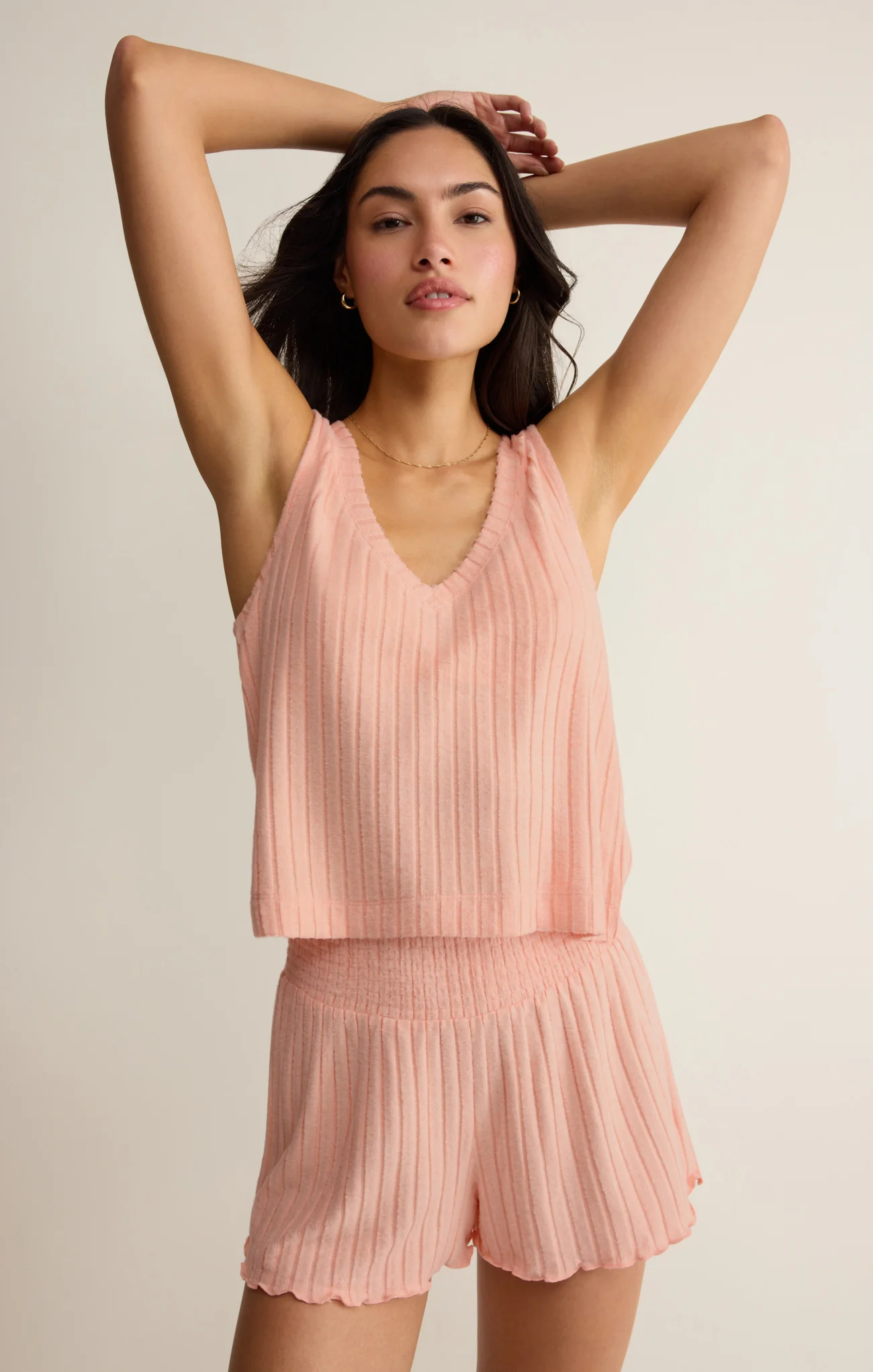 Sloane V-Neck Rib Tank - Image 27