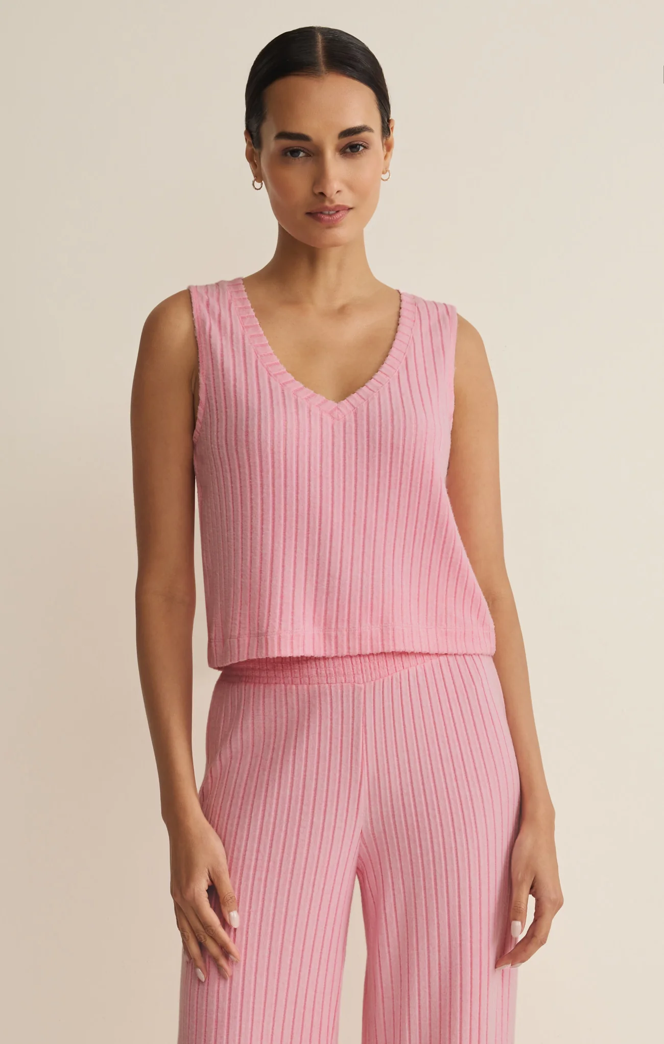 Sloane V-Neck Rib Tank - Image 41