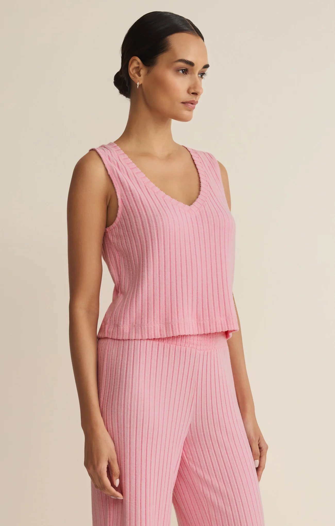 Sloane V-Neck Rib Tank - Image 43