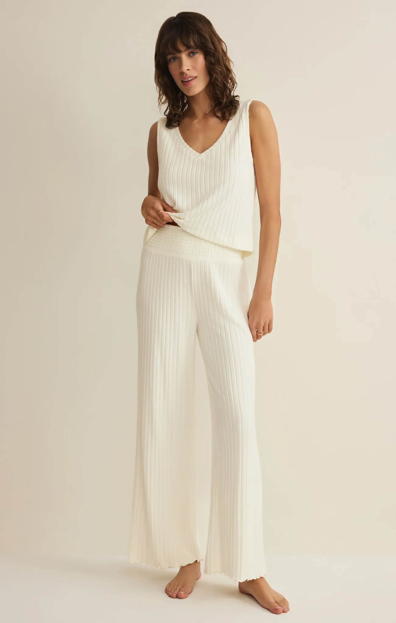 Sloane V-Neck Rib Tank - Image 6