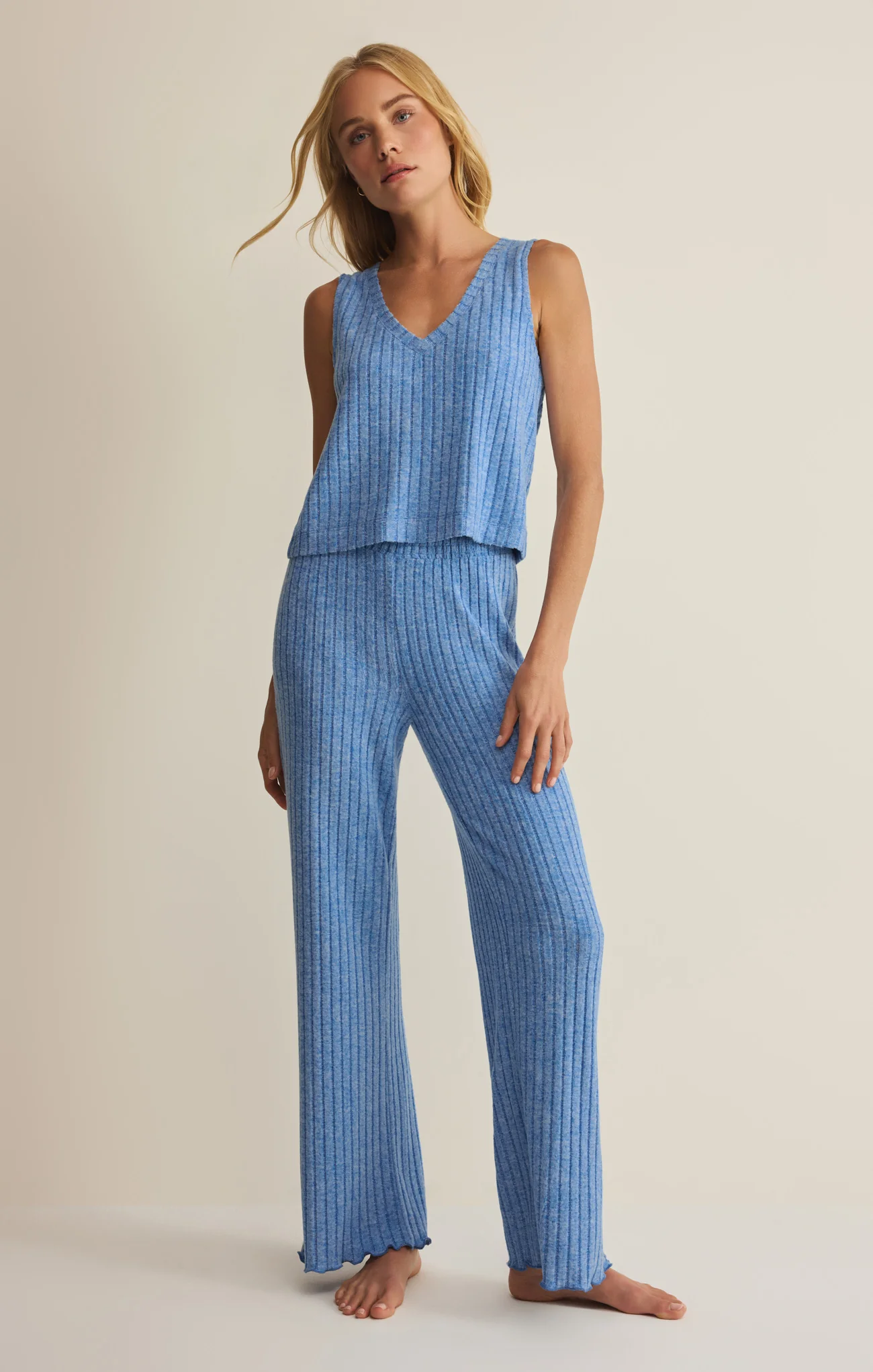 Sloane V-Neck Rib Tank - Image 76