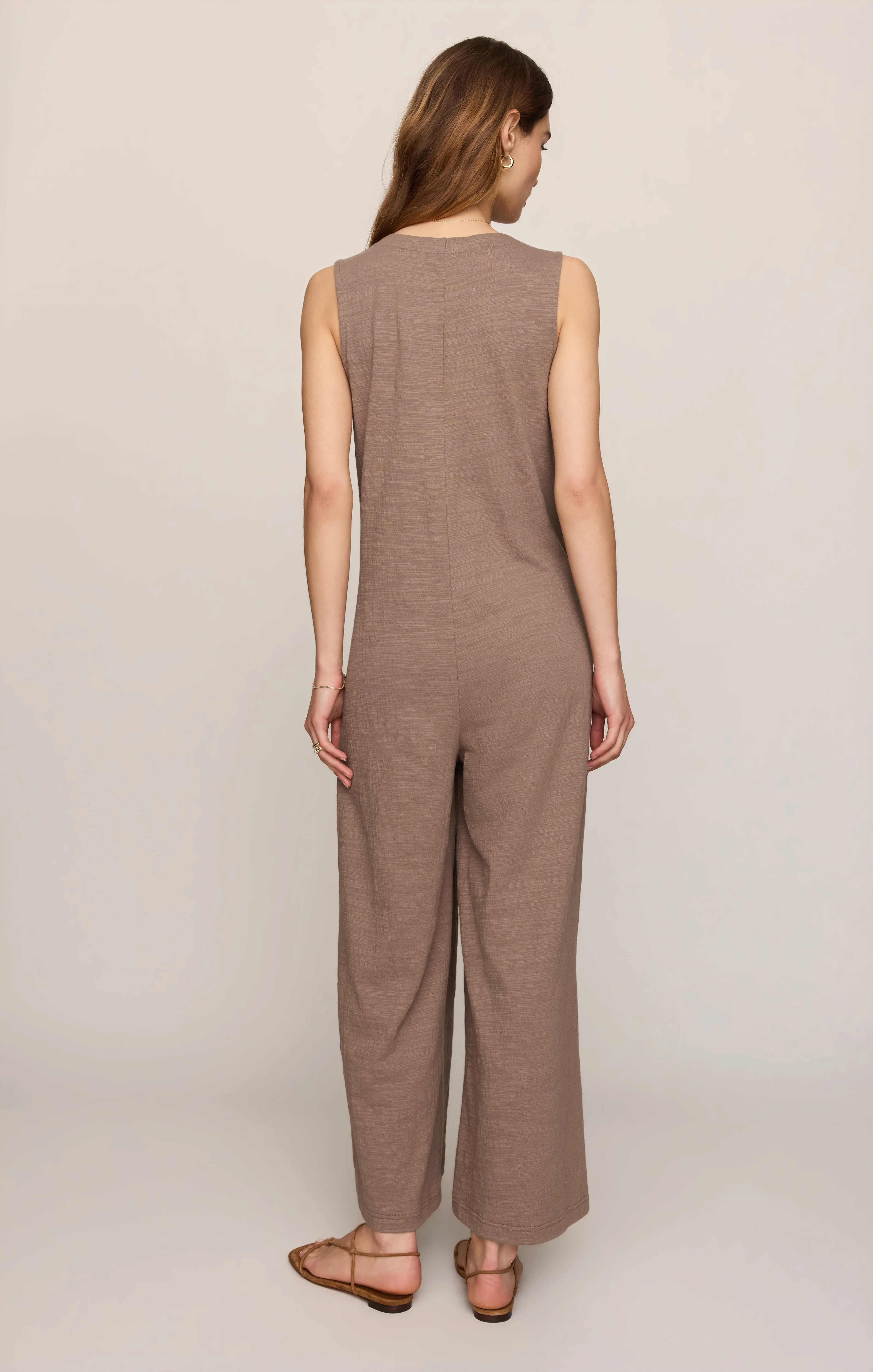Solace Textured Slub Jumpsuit - Image 10
