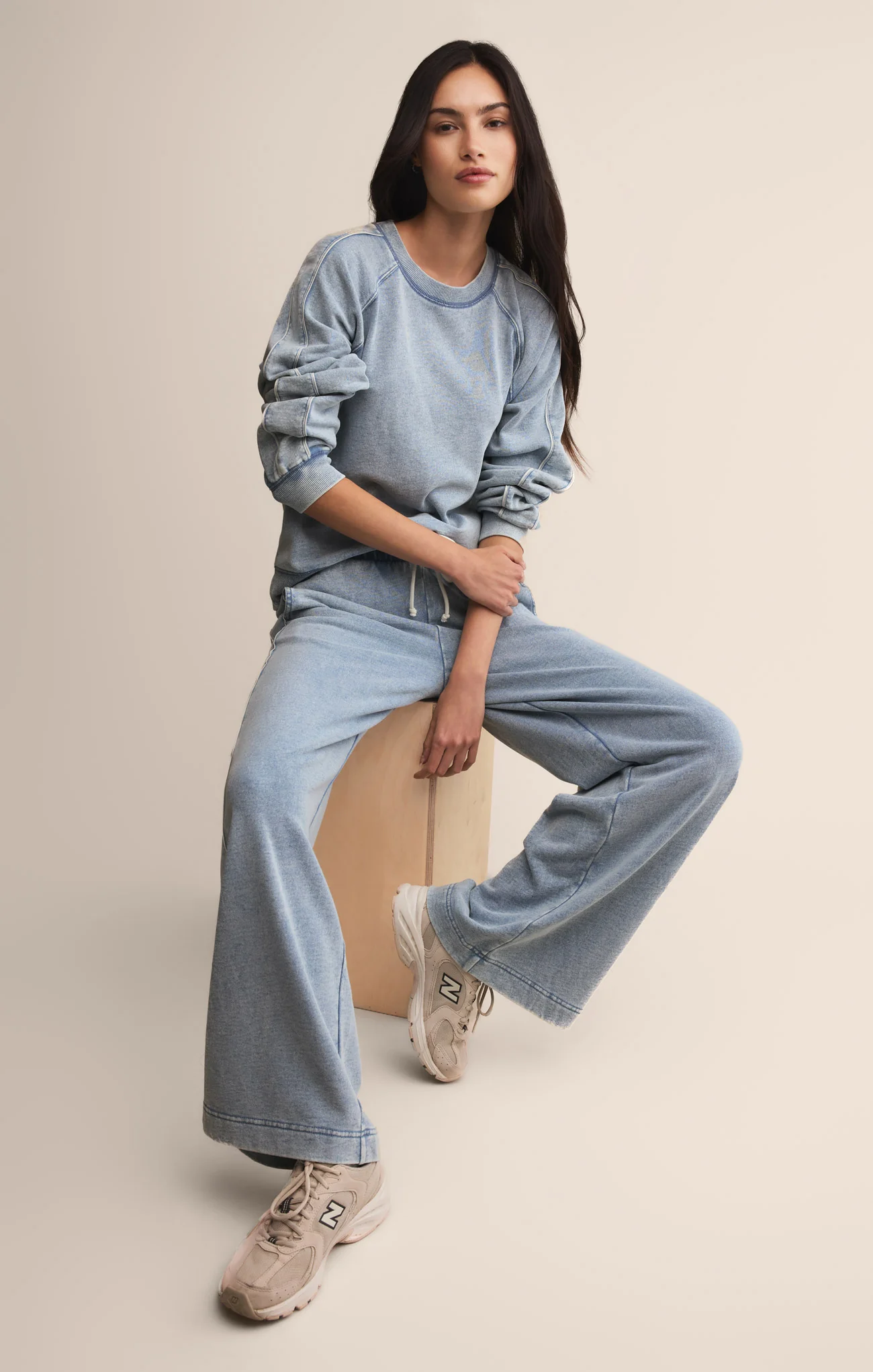 Sport Stripe Knit Denim Pant - Image 16