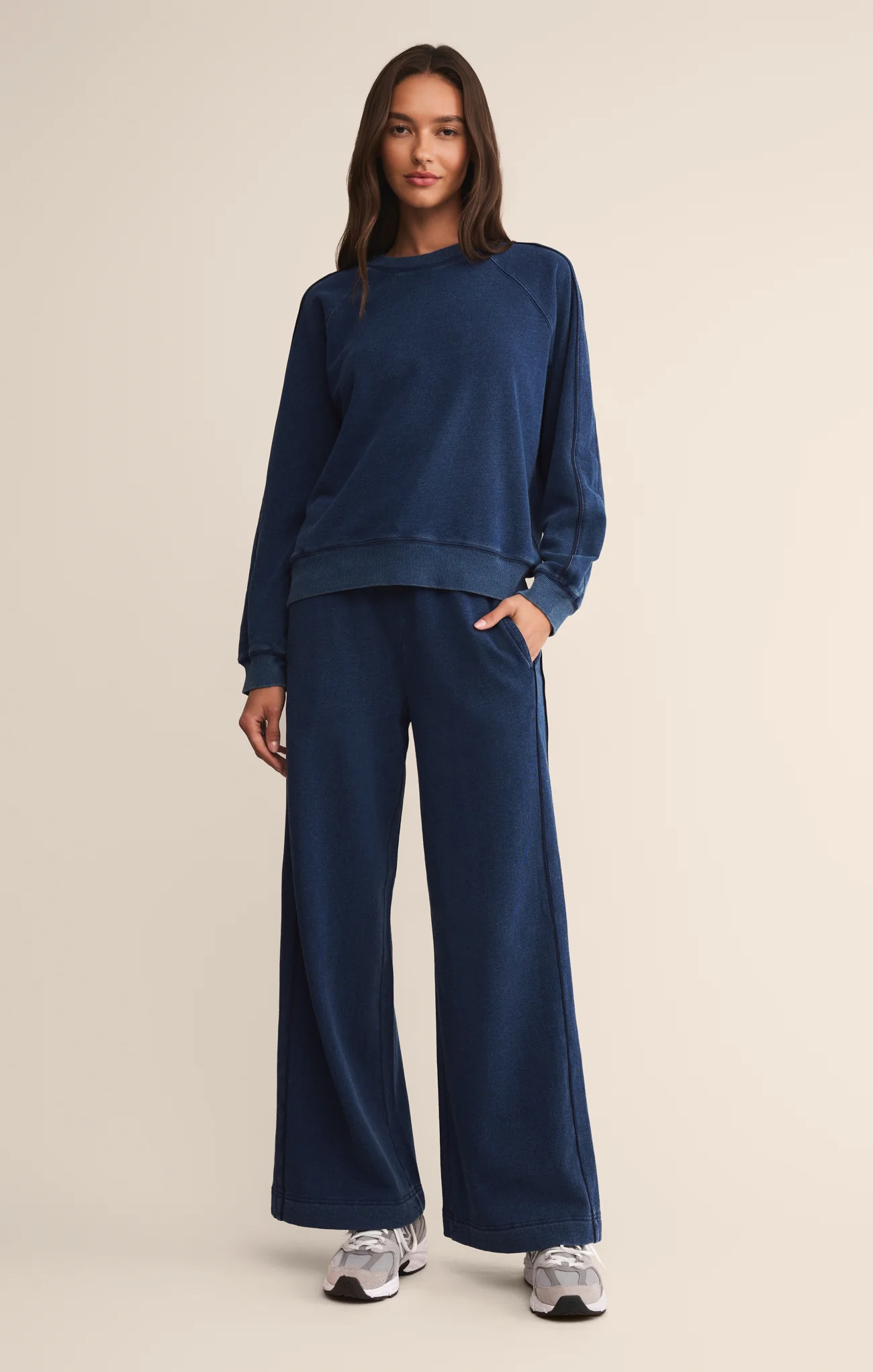 Sport Stripe Knit Denim Pant - Image 4
