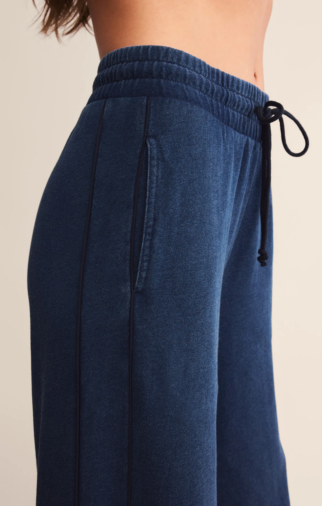 Sport Stripe Knit Denim Pant - Image 6
