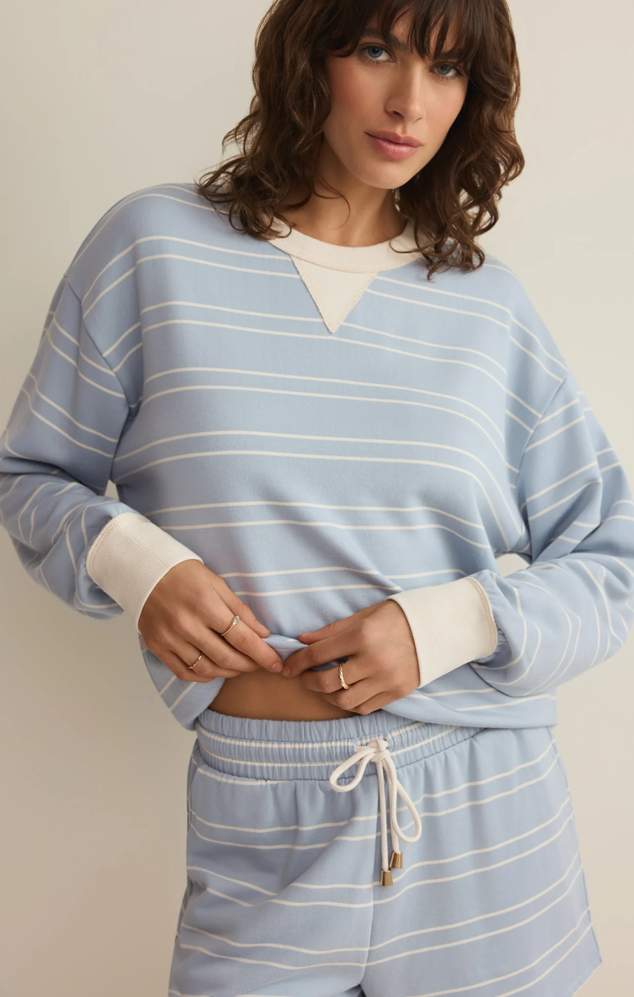 Stand Out Striped Modal Sweatshirt - Image 15