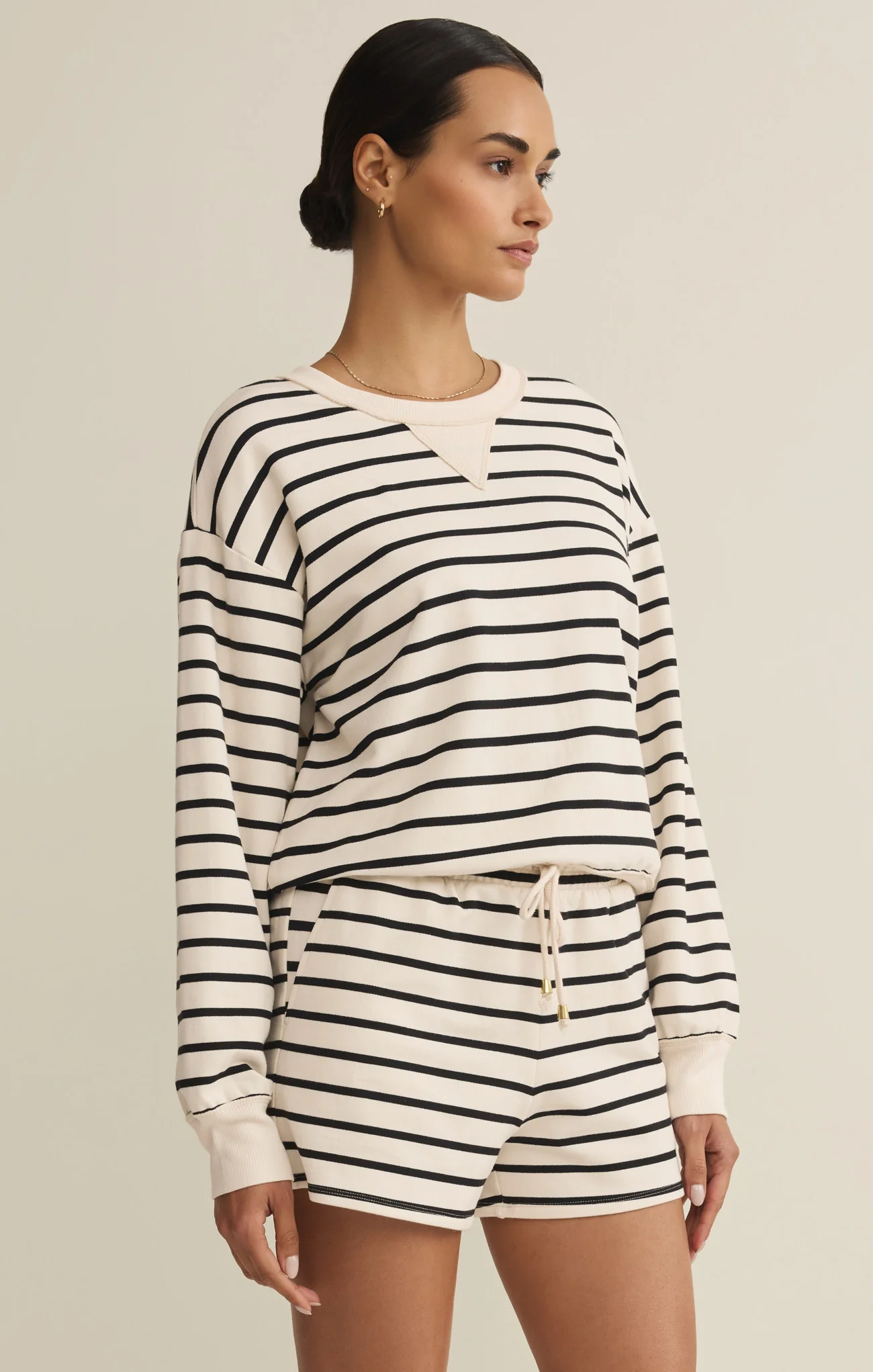 Stand Out Striped Modal Sweatshirt - Image 3