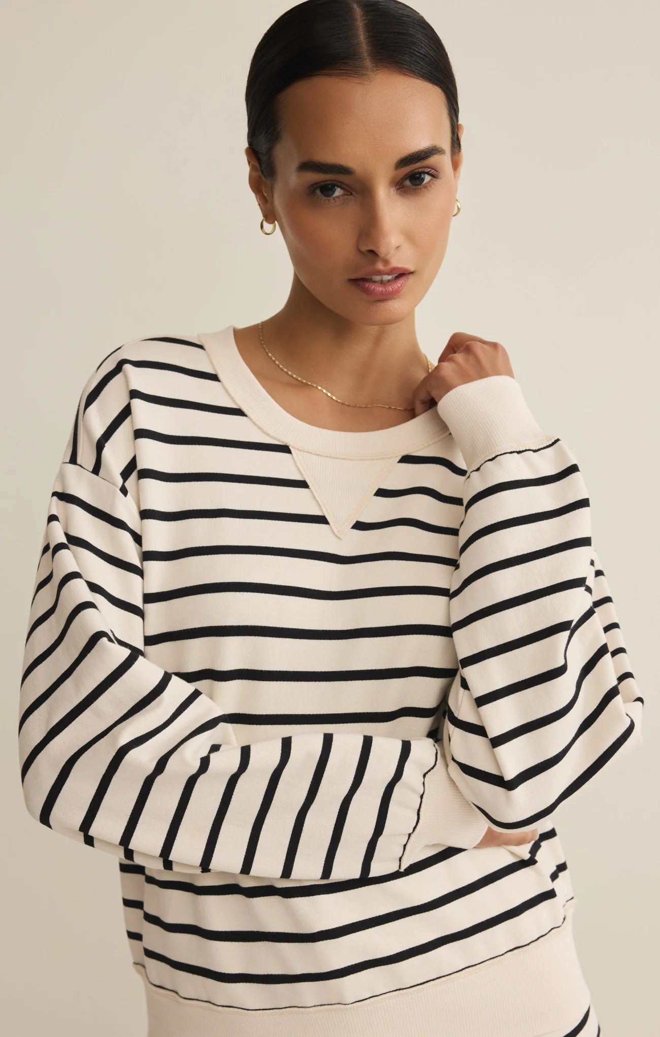 Stand Out Striped Modal Sweatshirt - Image 6