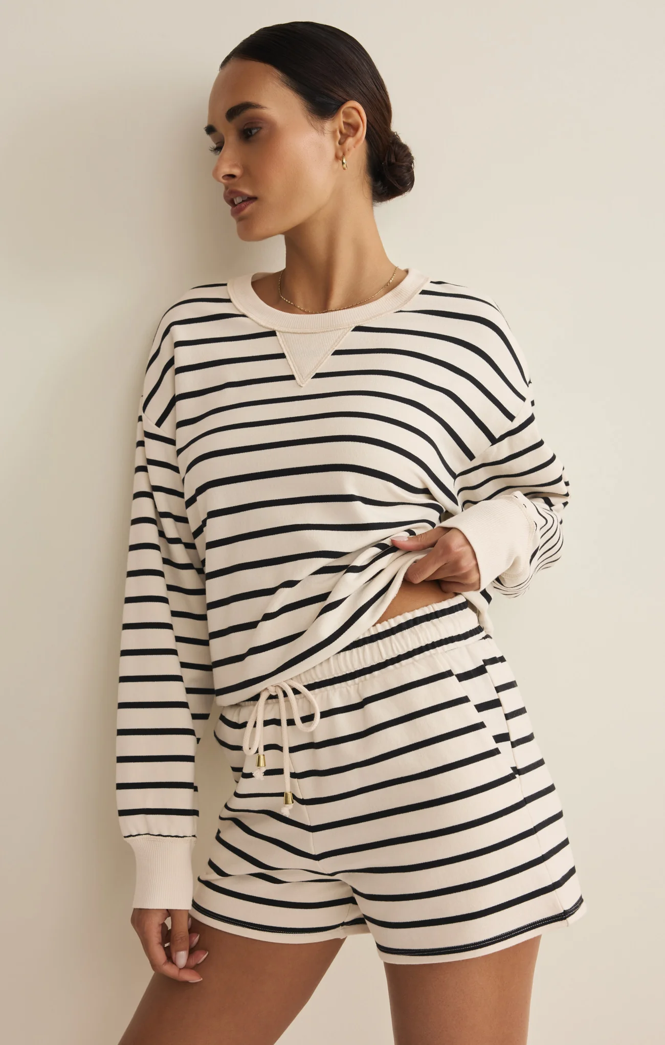 Stand Out Striped Modal Sweatshirt - Image 8