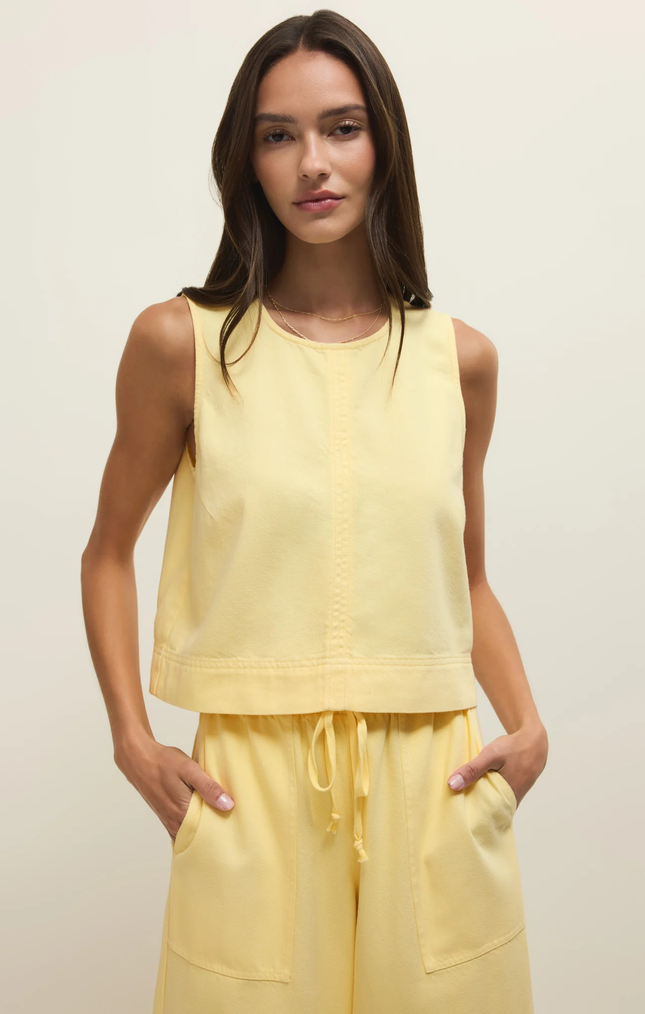 Sun Seeker Twill Cropped Tank - Image 14