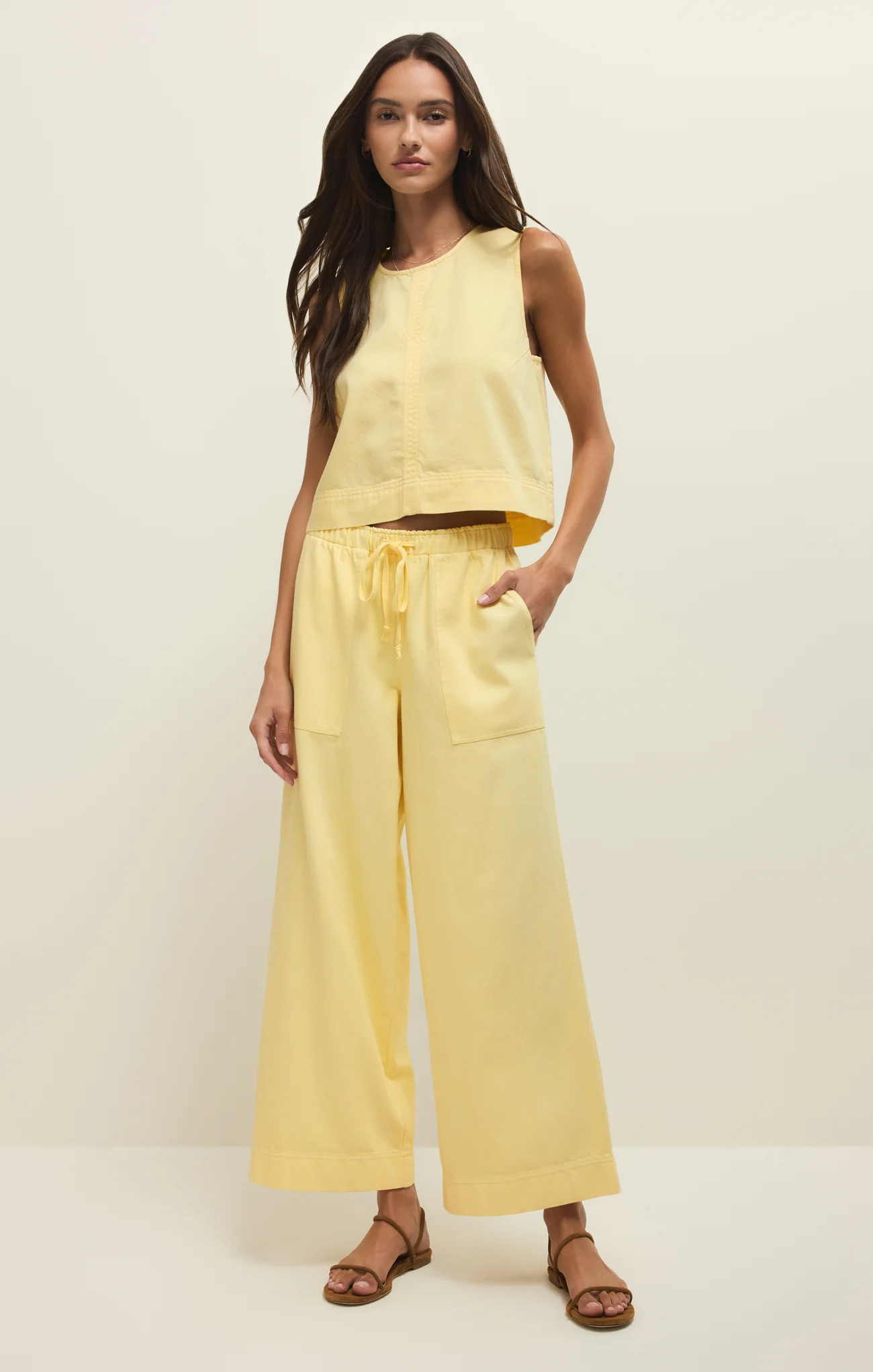 Sun Seeker Twill Cropped Tank - Image 15