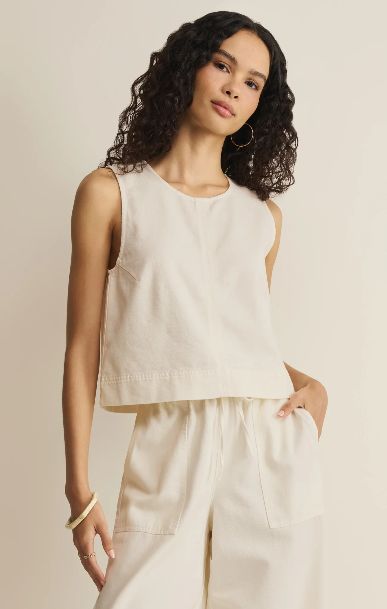 Sun Seeker Twill Cropped Tank - Image 20