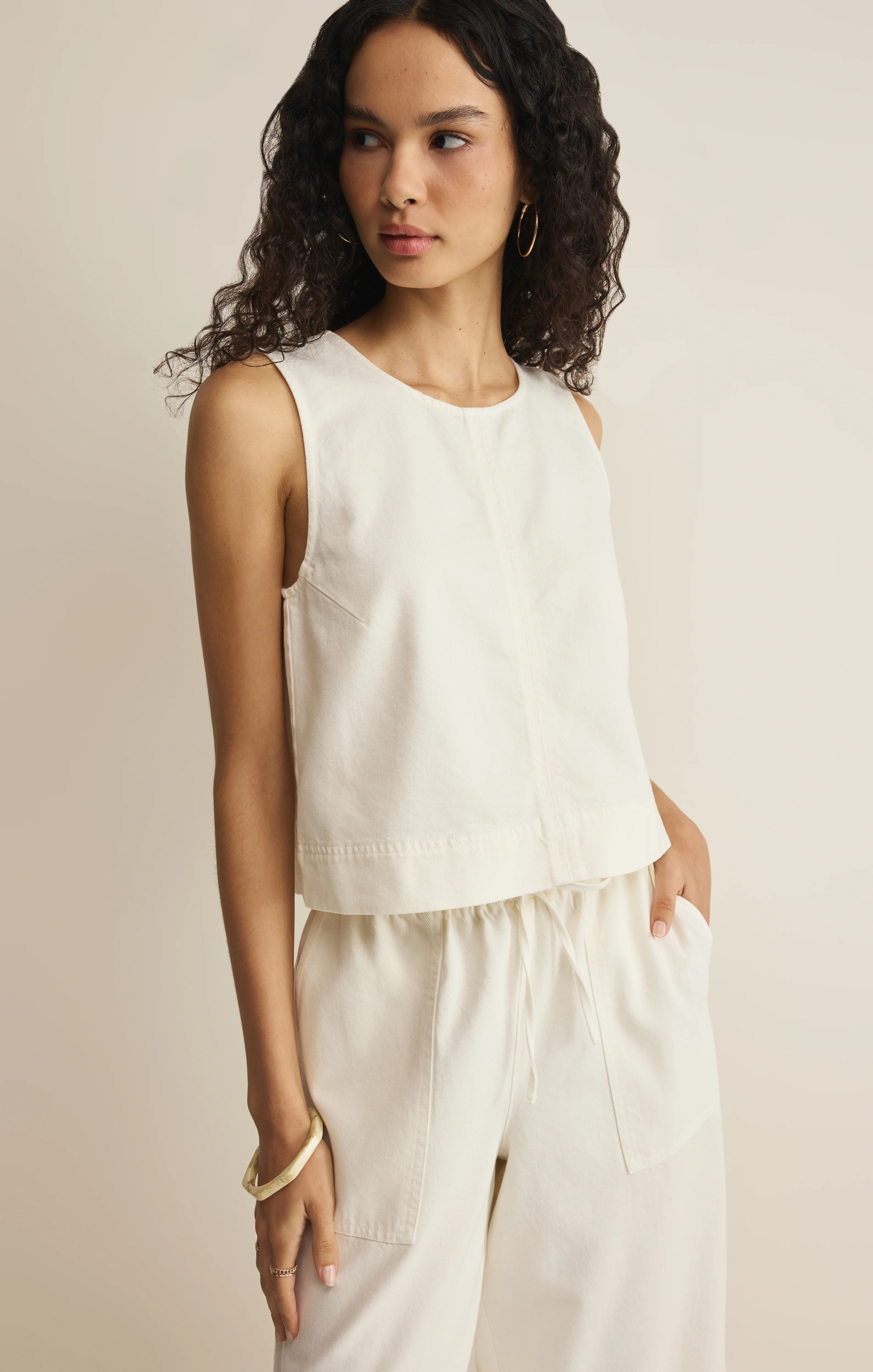 Sun Seeker Twill Cropped Tank - Image 22