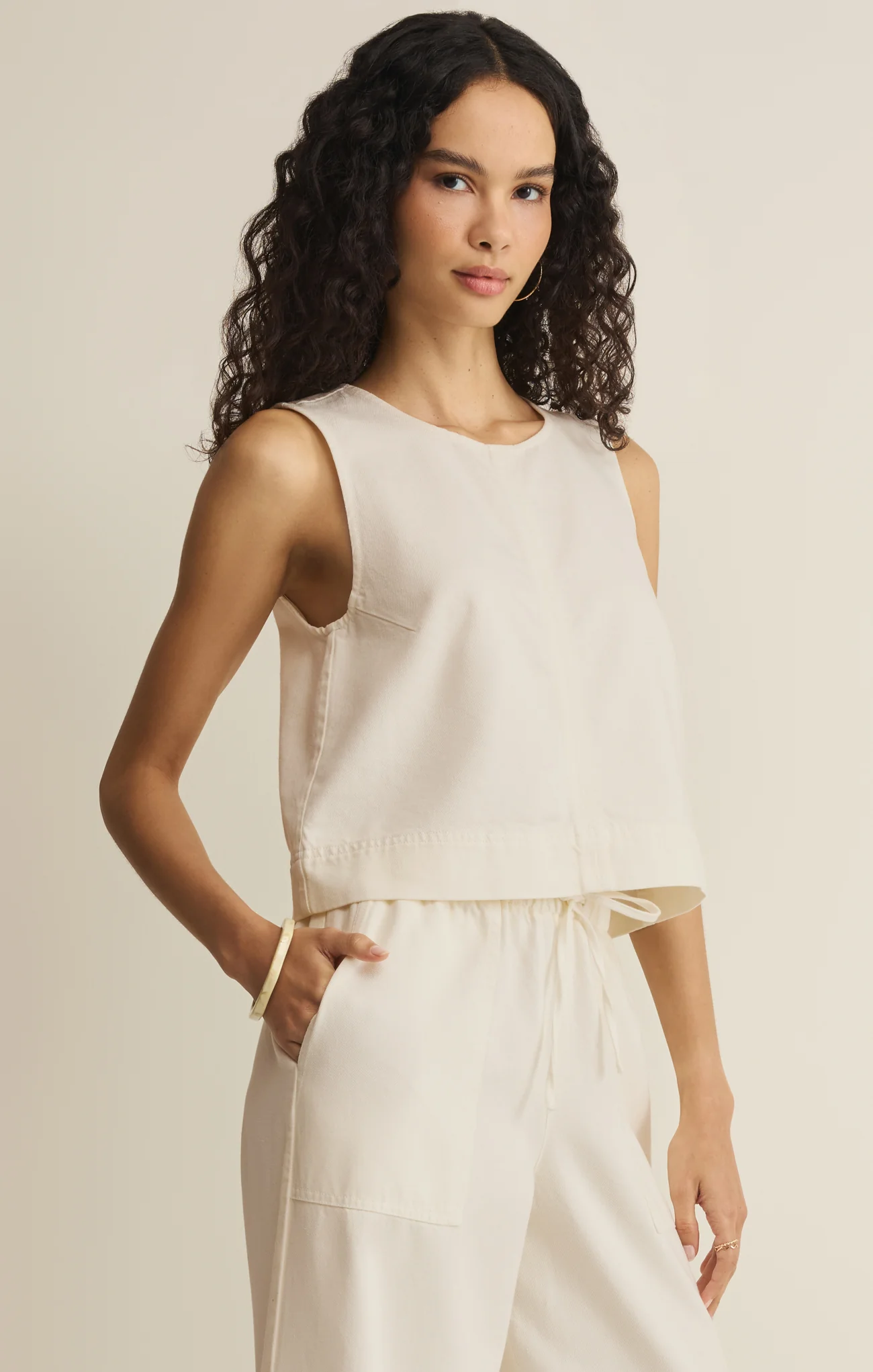 Sun Seeker Twill Cropped Tank - Image 24