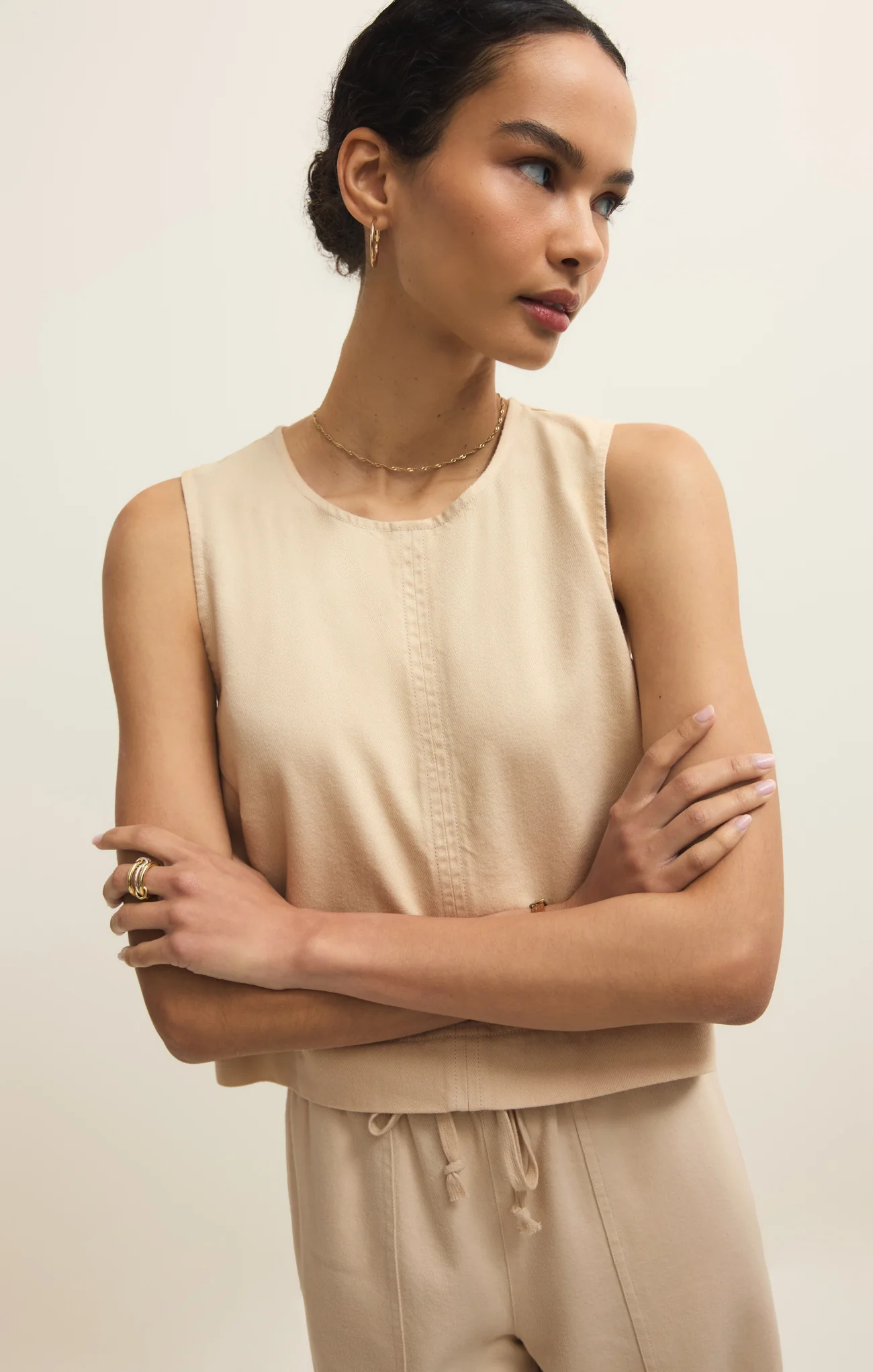 Sun Seeker Twill Cropped Tank - Image 7