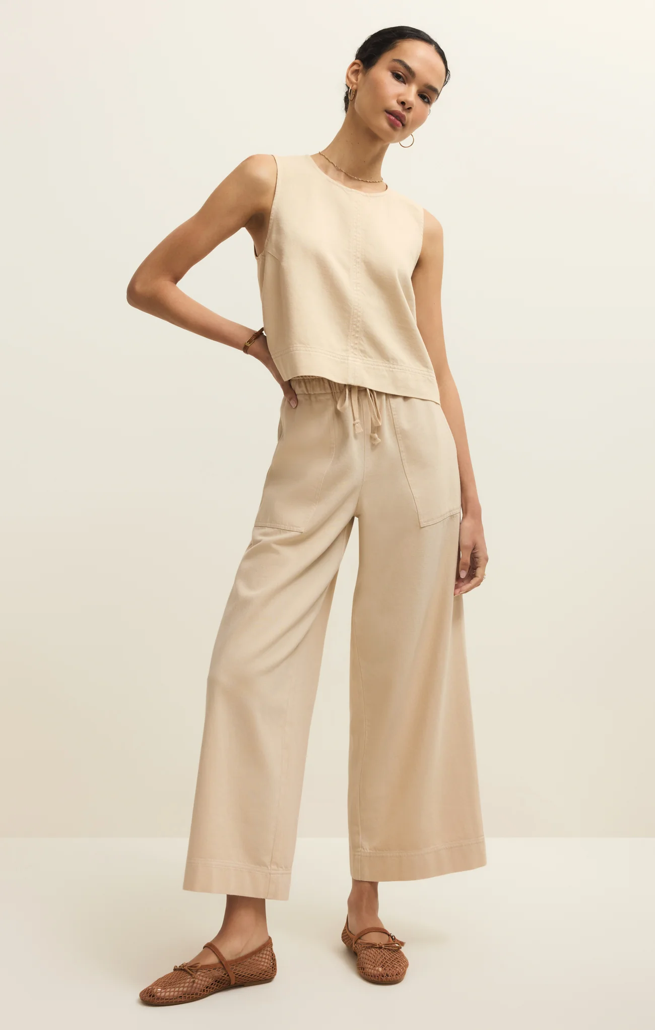 Sun Seeker Twill Cropped Tank - Image 8