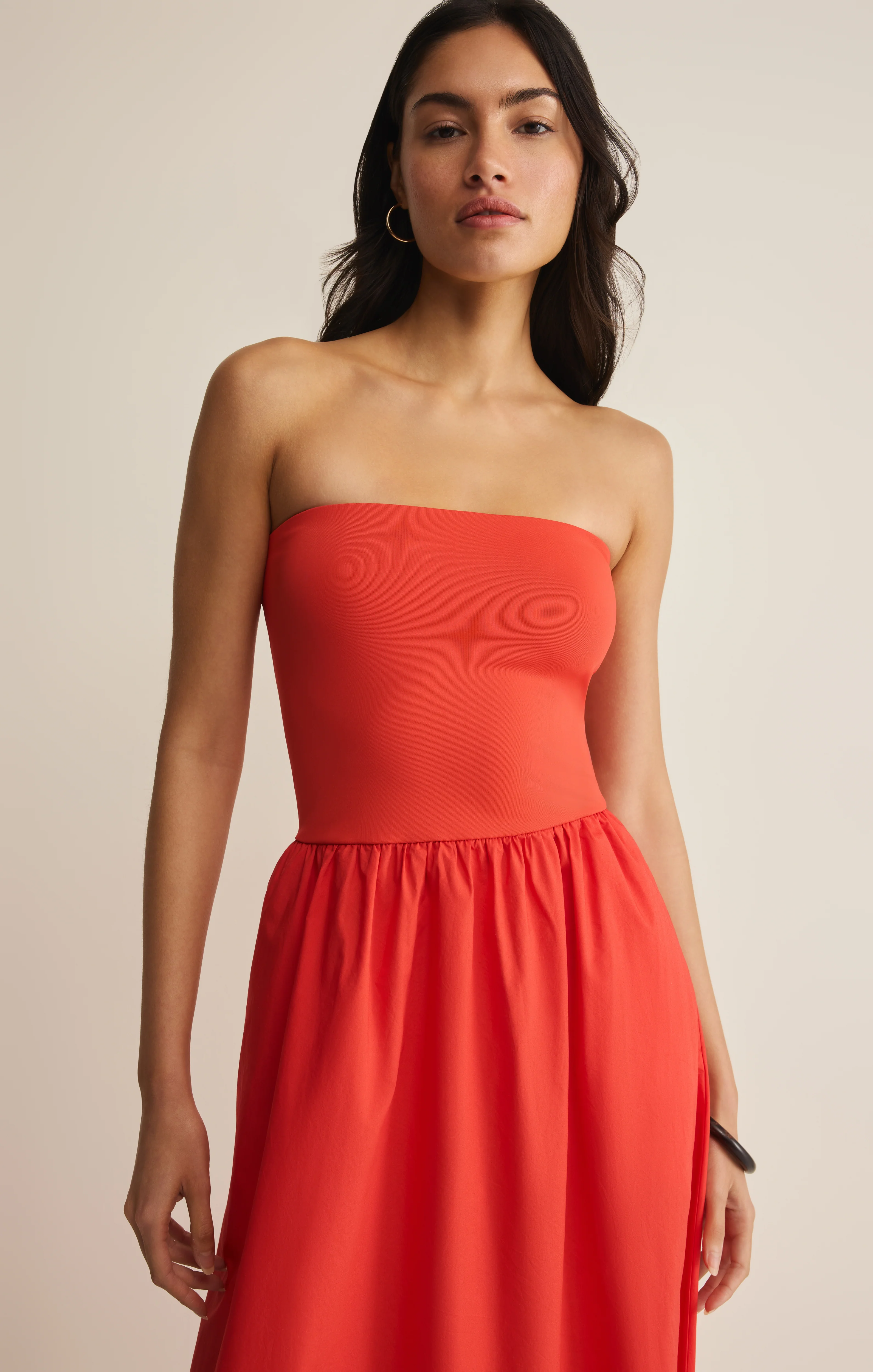 Sunsought Strapless Midi Dress - Image 21