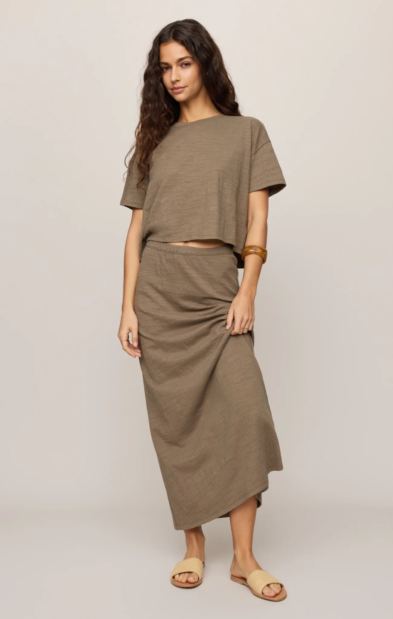 Sway Textured Cropped Tee - Image 22