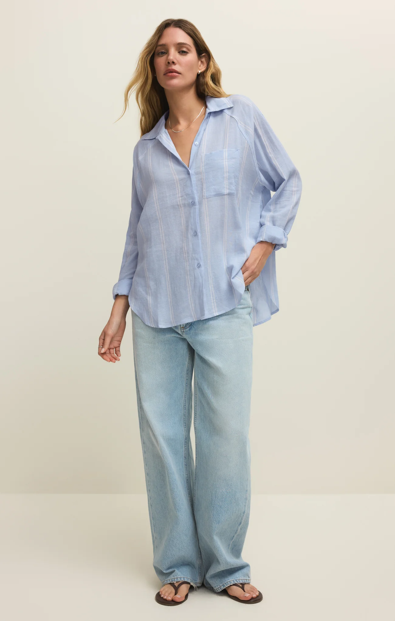 The Perfect Linen Striped Top - Image 13