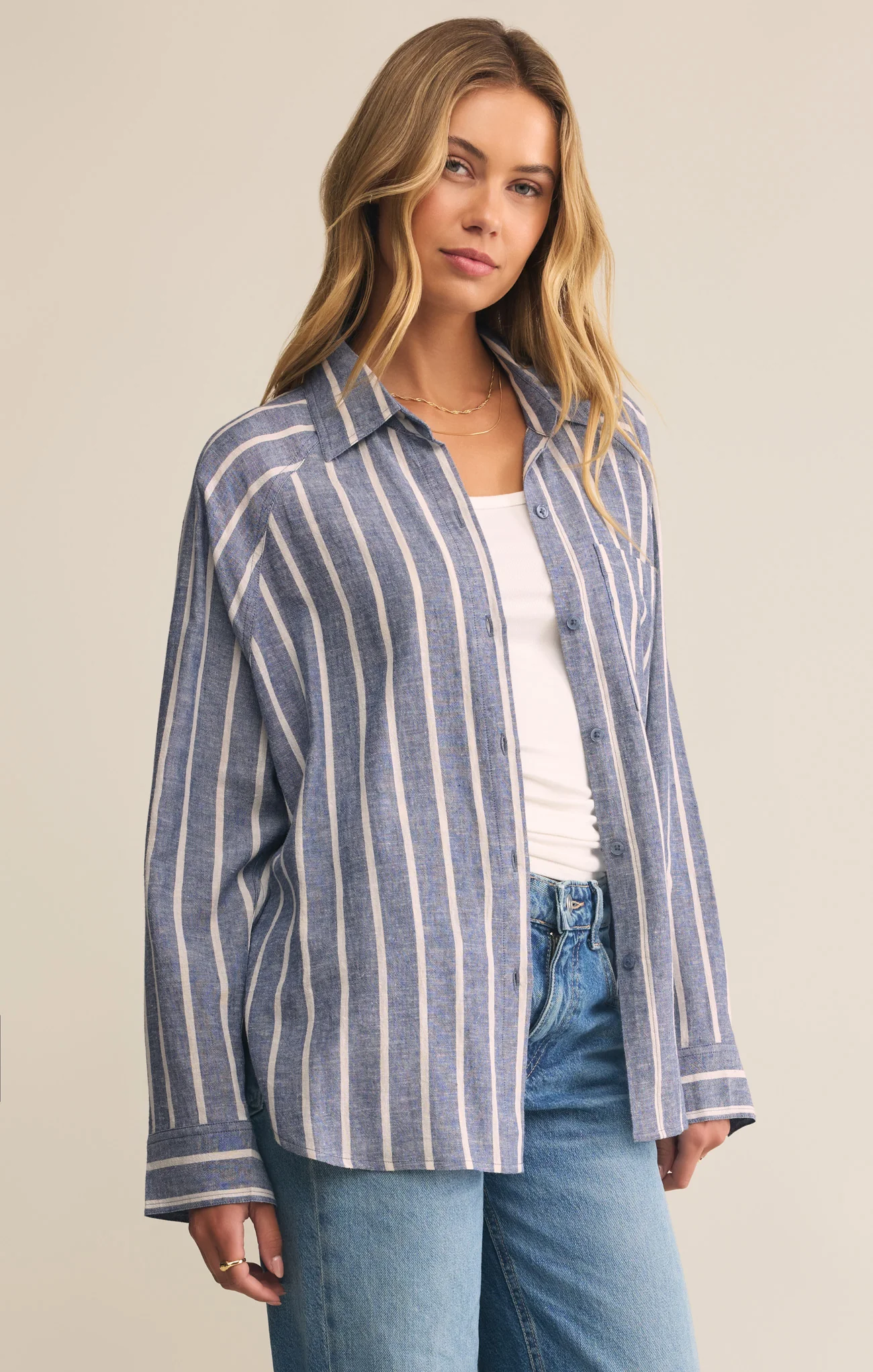 The Perfect Linen Striped Top - Image 38