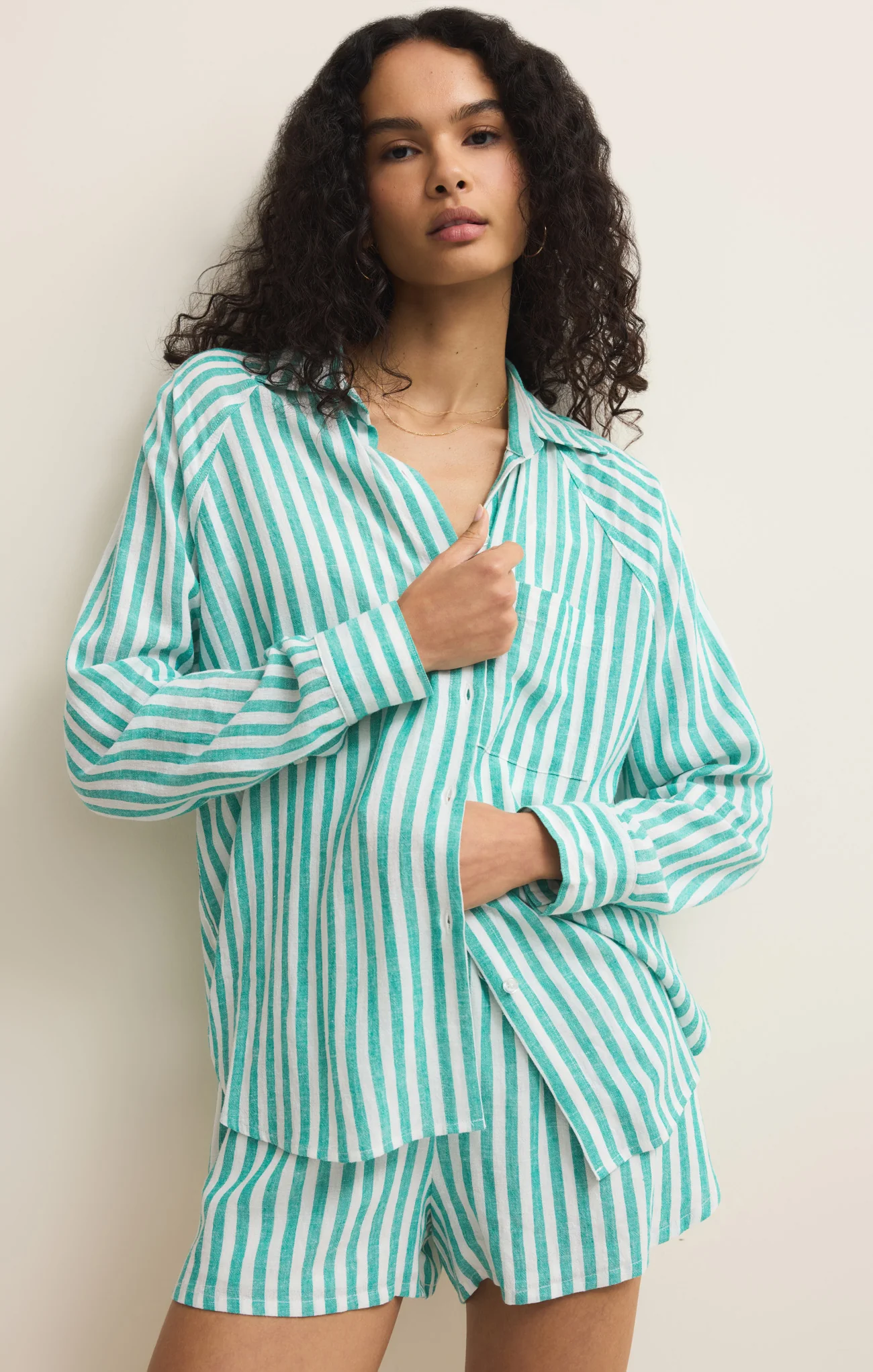 The Perfect Linen Striped Top - Image 50