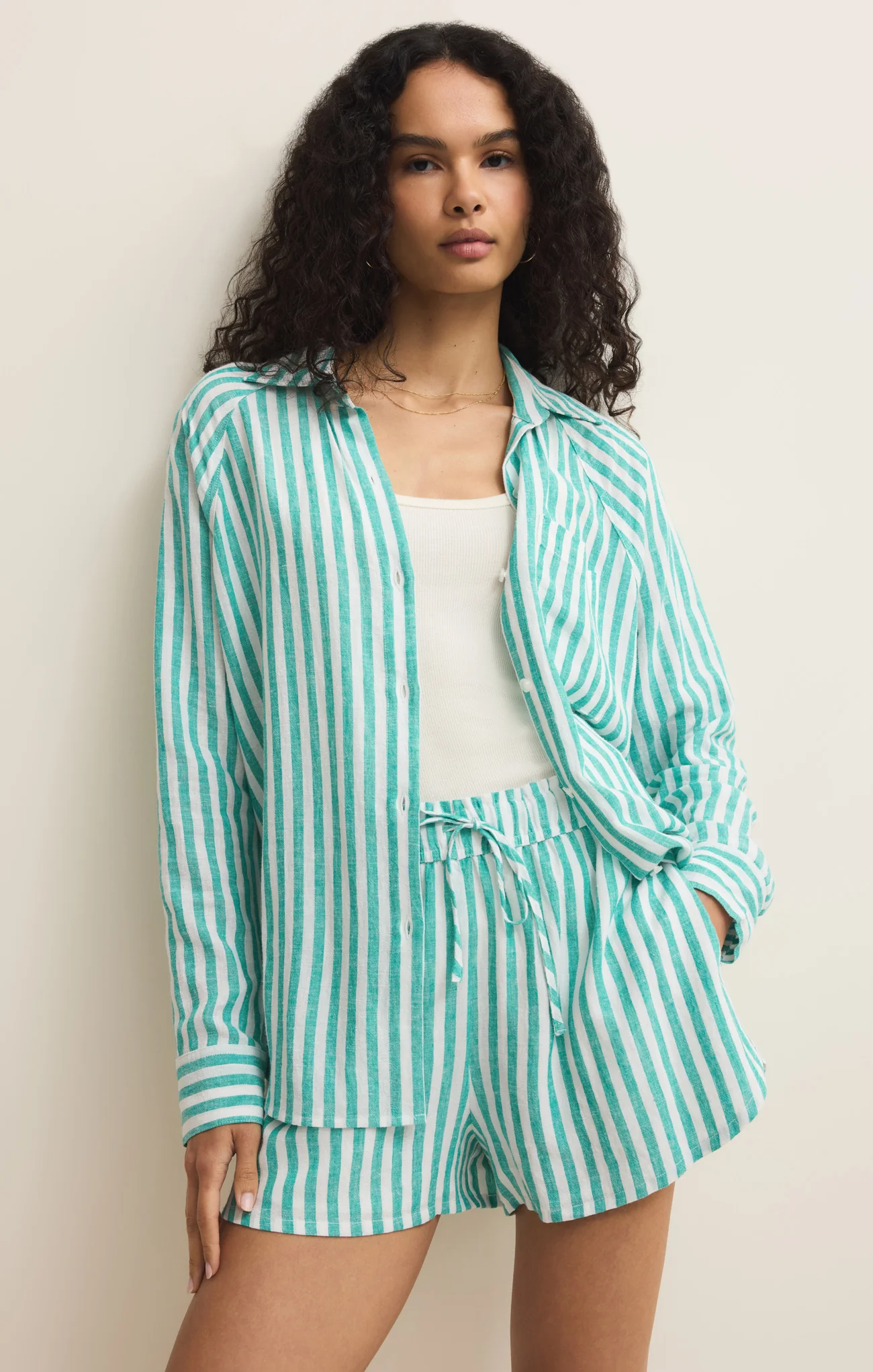 The Perfect Linen Striped Top - Image 54