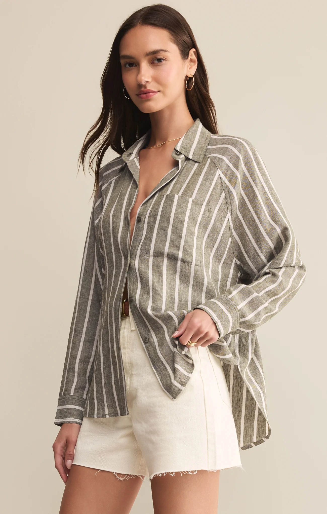 The Perfect Linen Striped Top - Image 60