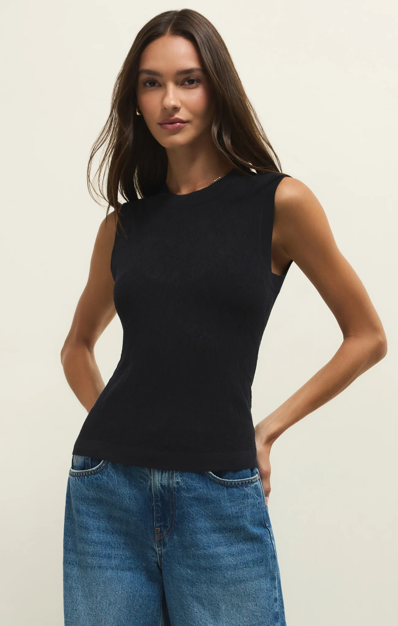 Tibi Mesh Tank - Image 9