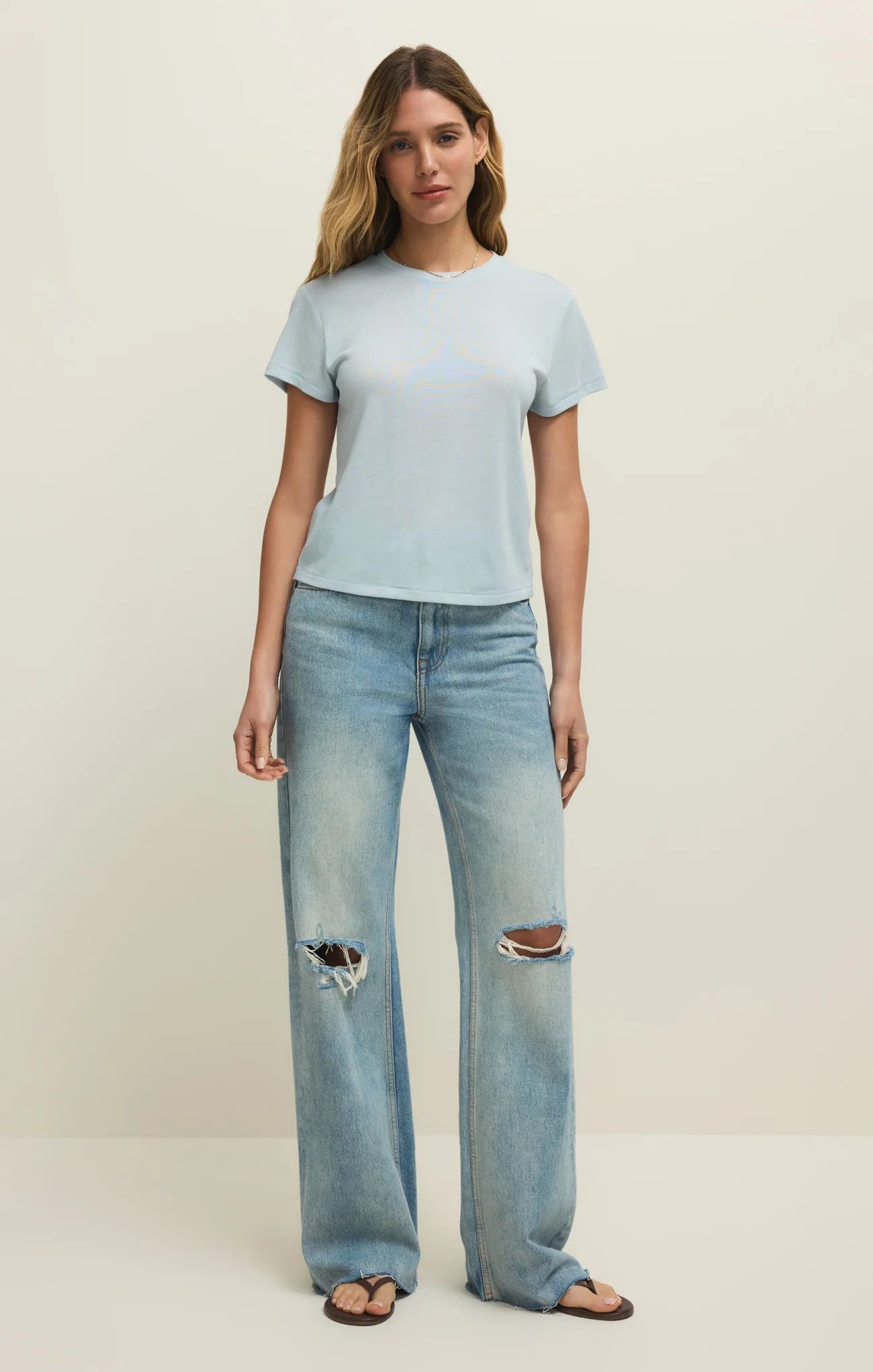 Tourist Airy Knit Jersey Tee - Image 11
