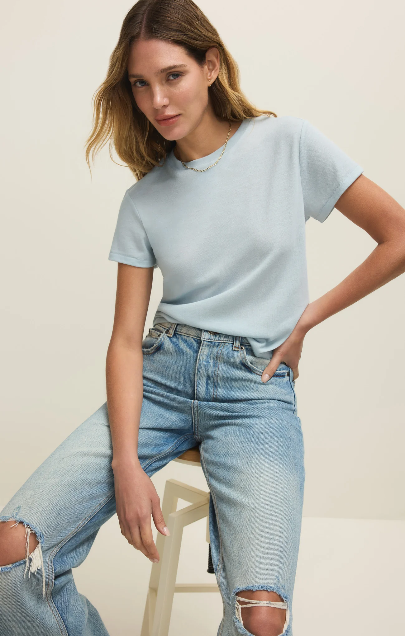 Tourist Airy Knit Jersey Tee - Image 15