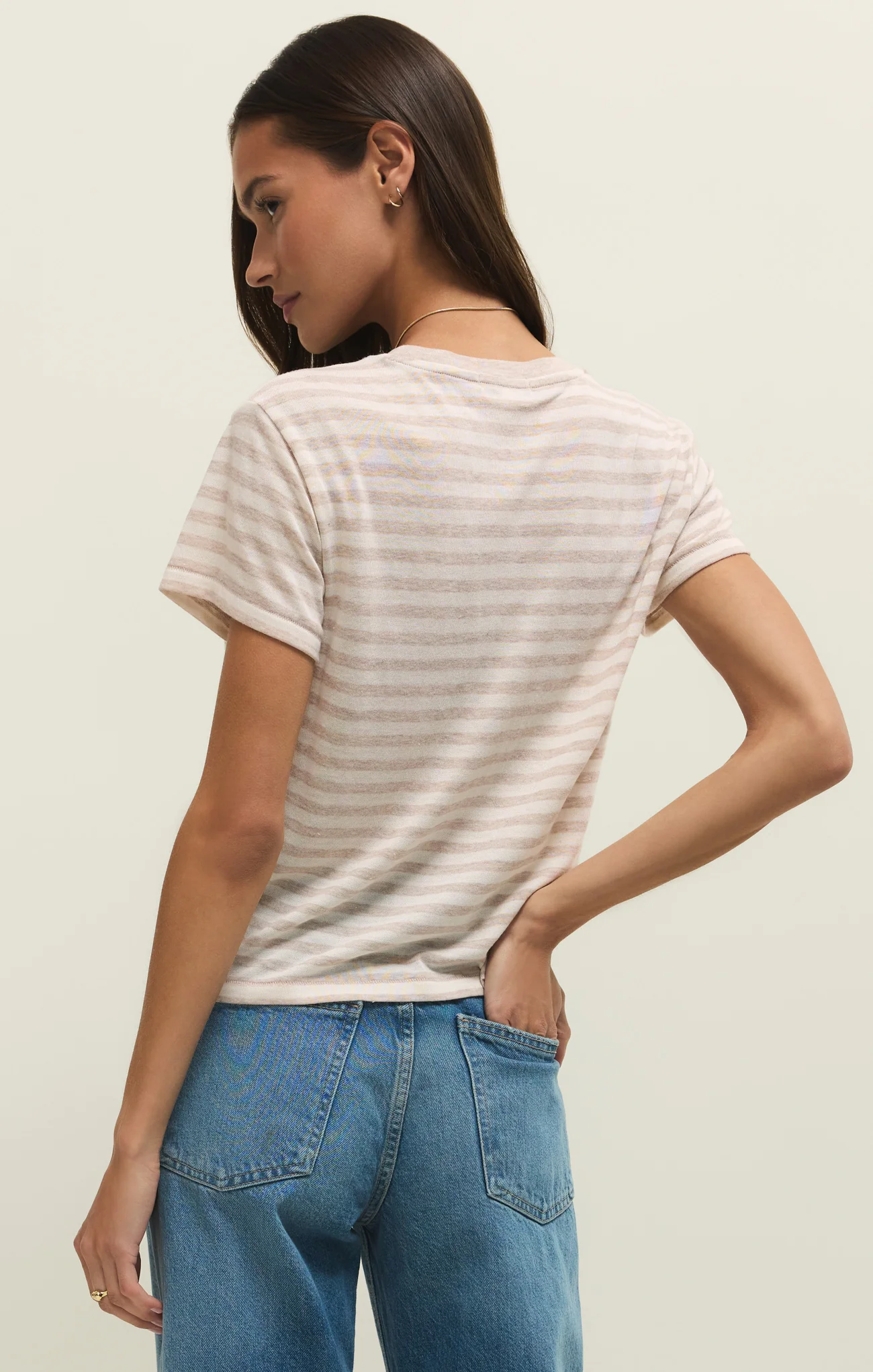 Tourist Airy Striped Tee - Image 9