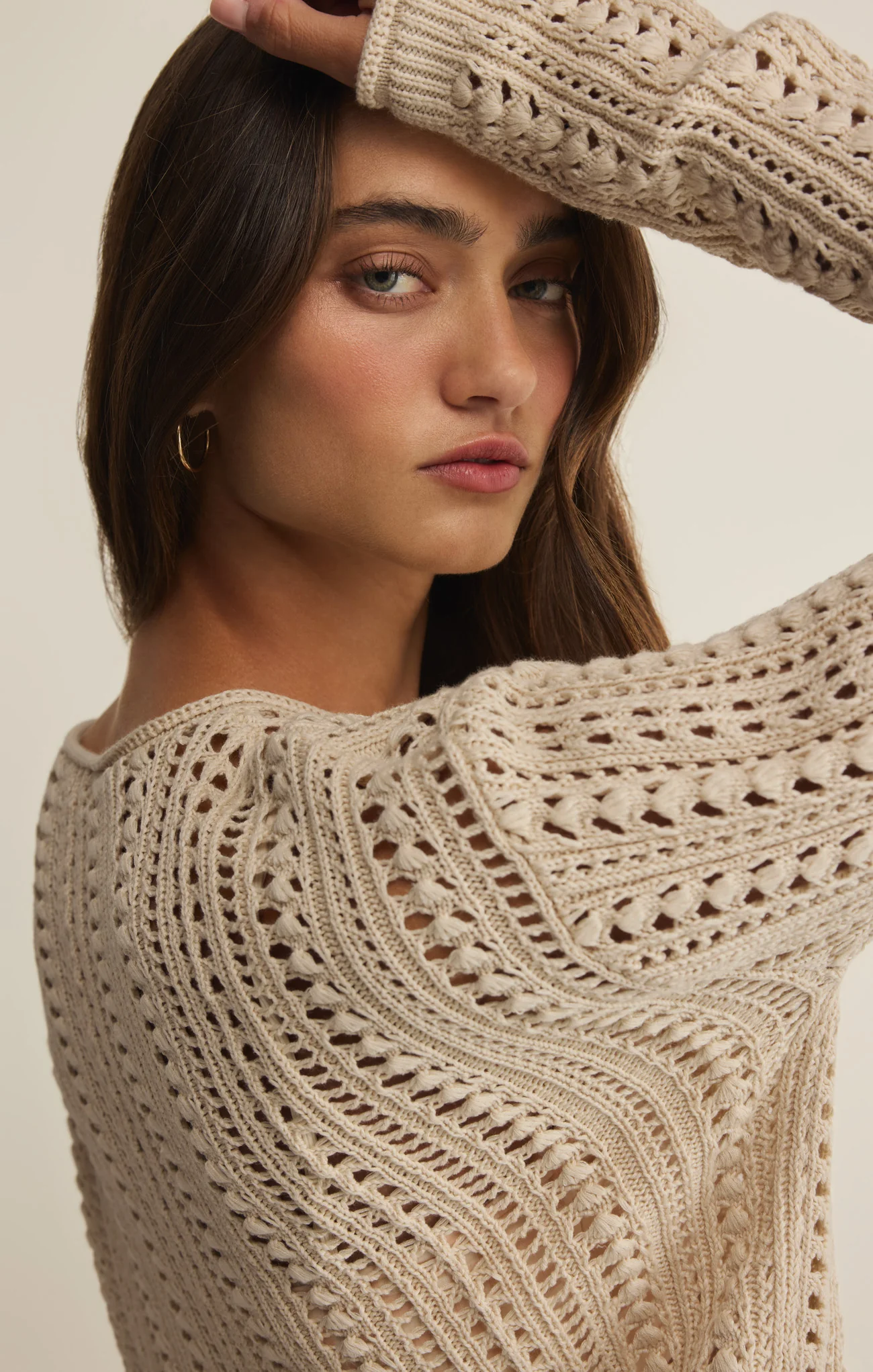 Upland Crochet Sweater Top - Image 19