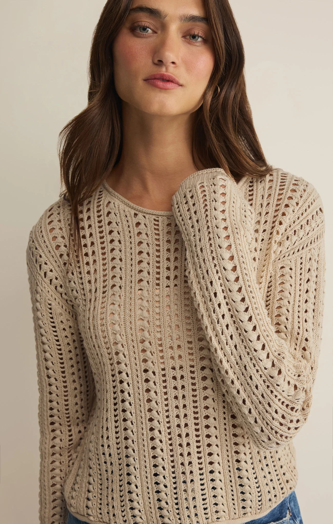 Upland Crochet Sweater Top - Image 20