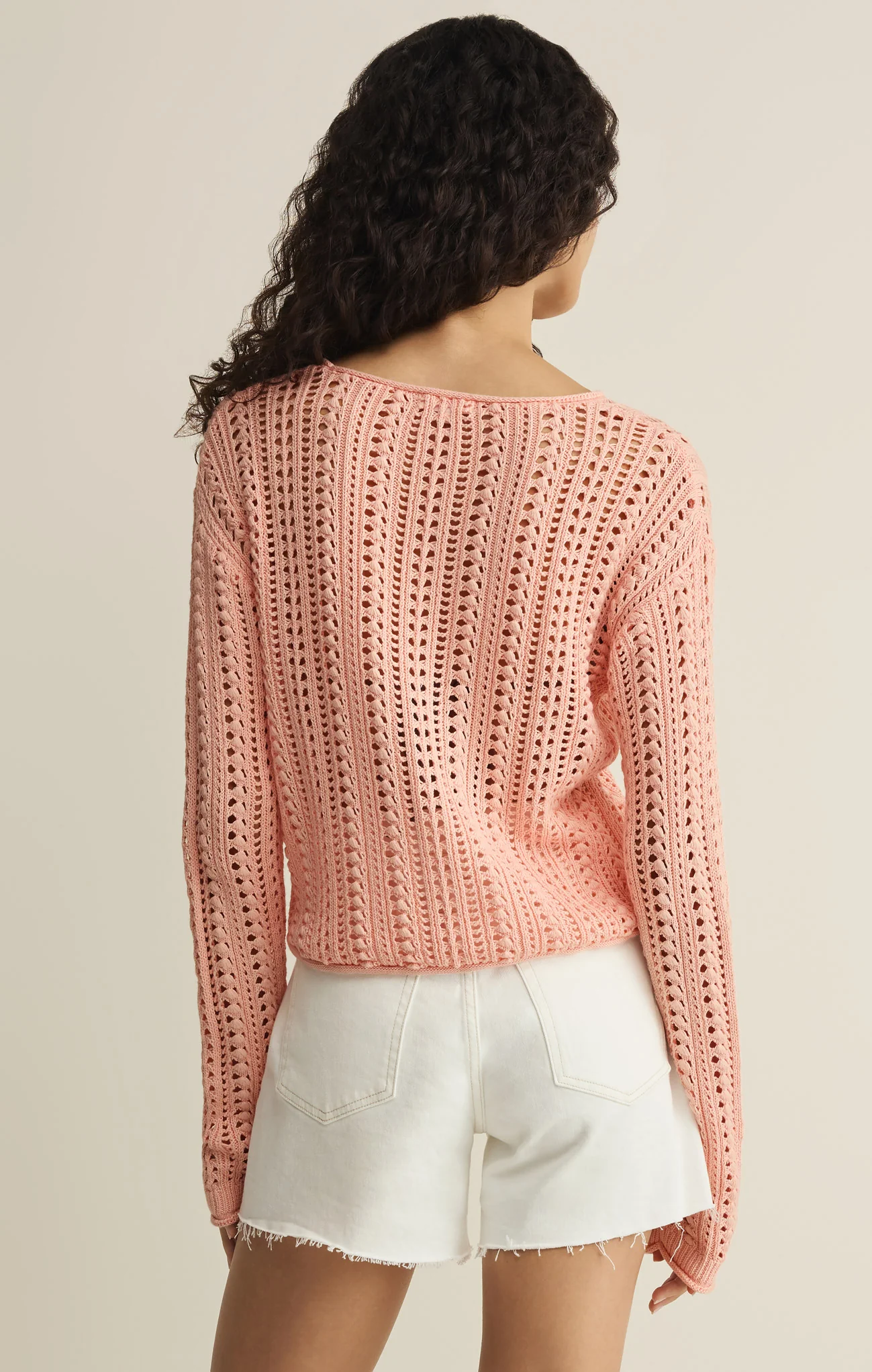 Upland Crochet Sweater Top - Image 4