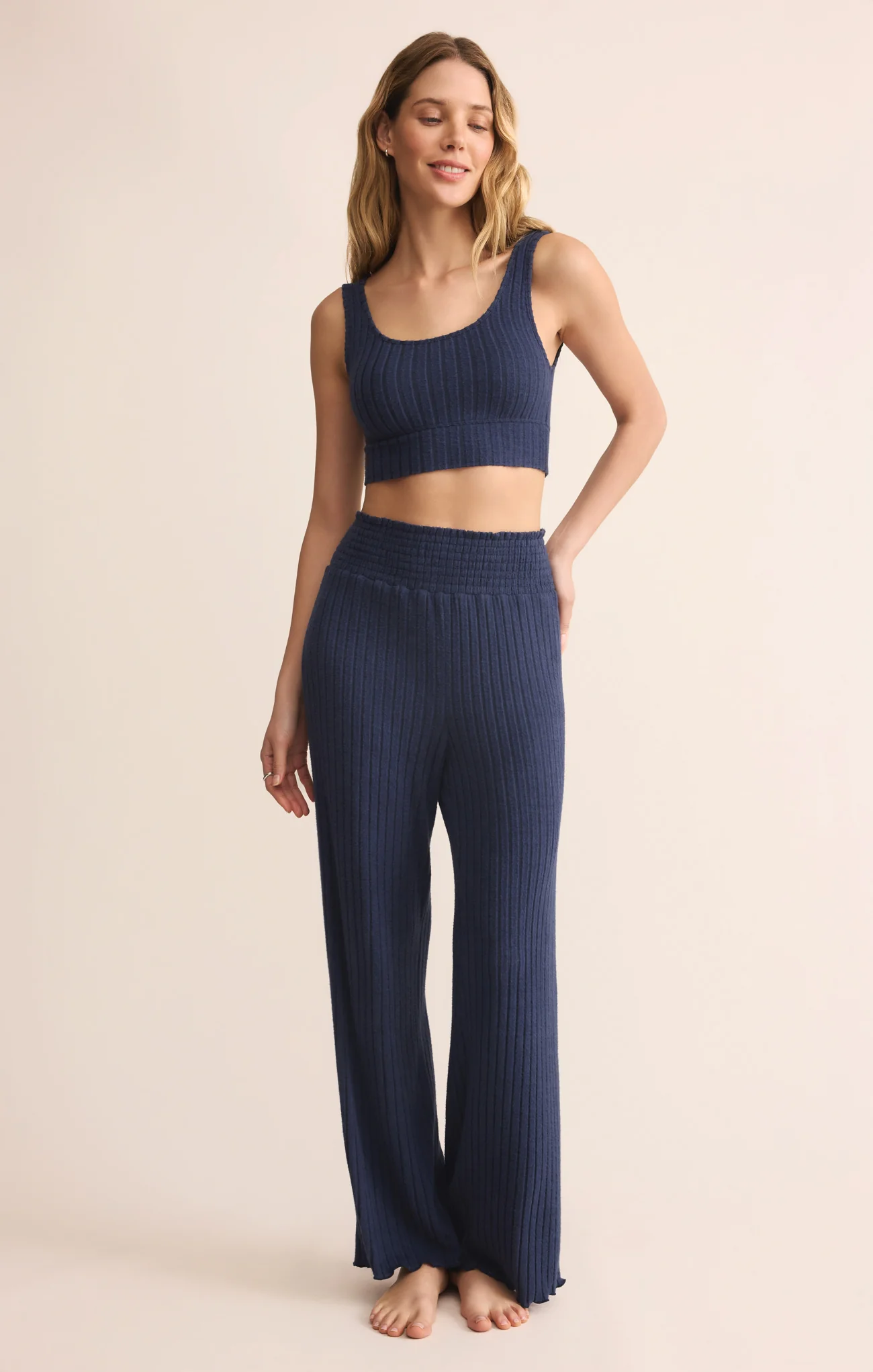 Zoe Silky Rib Tank Bra - Image 109