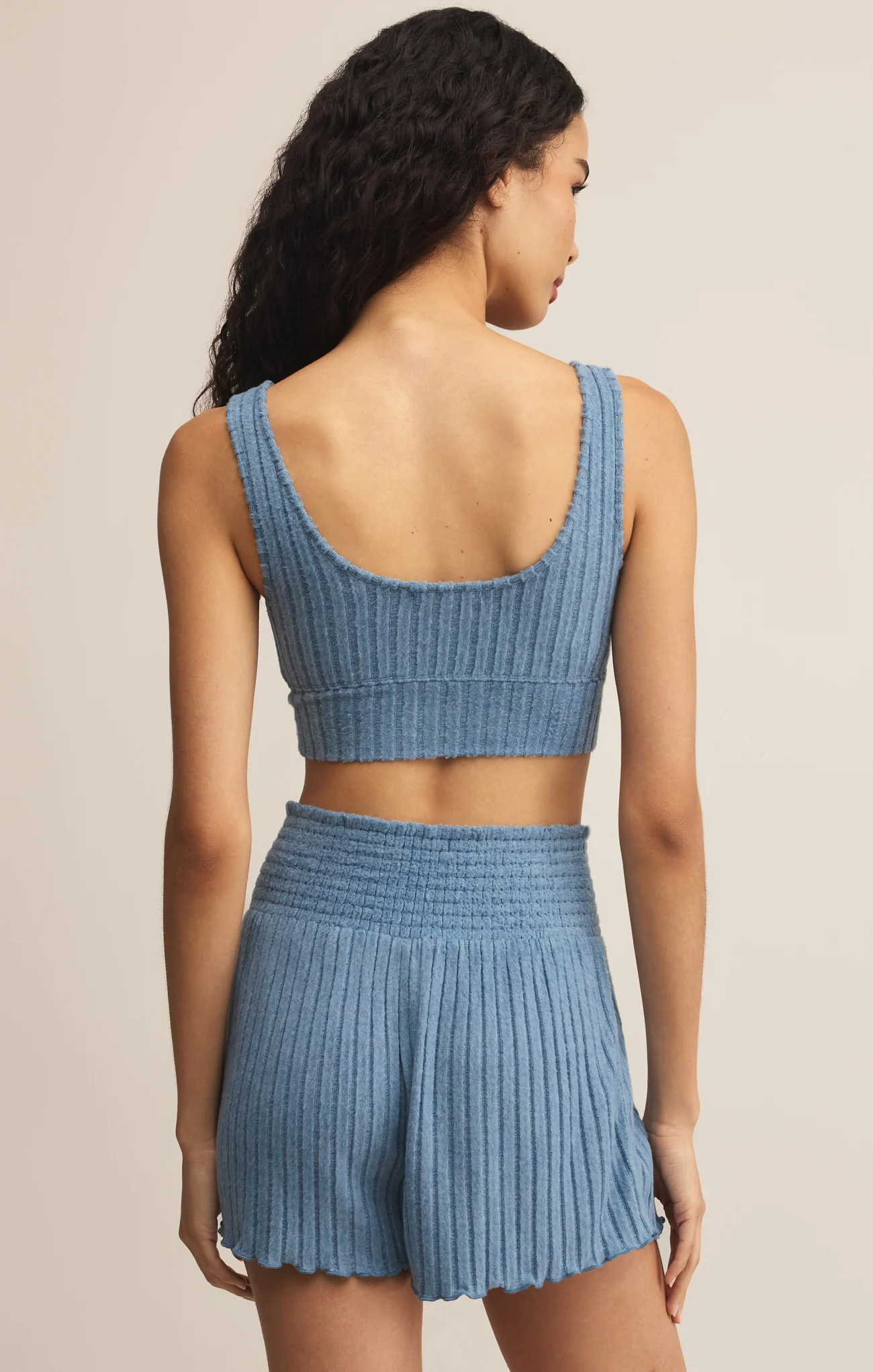 Zoe Silky Rib Tank Bra - Image 22