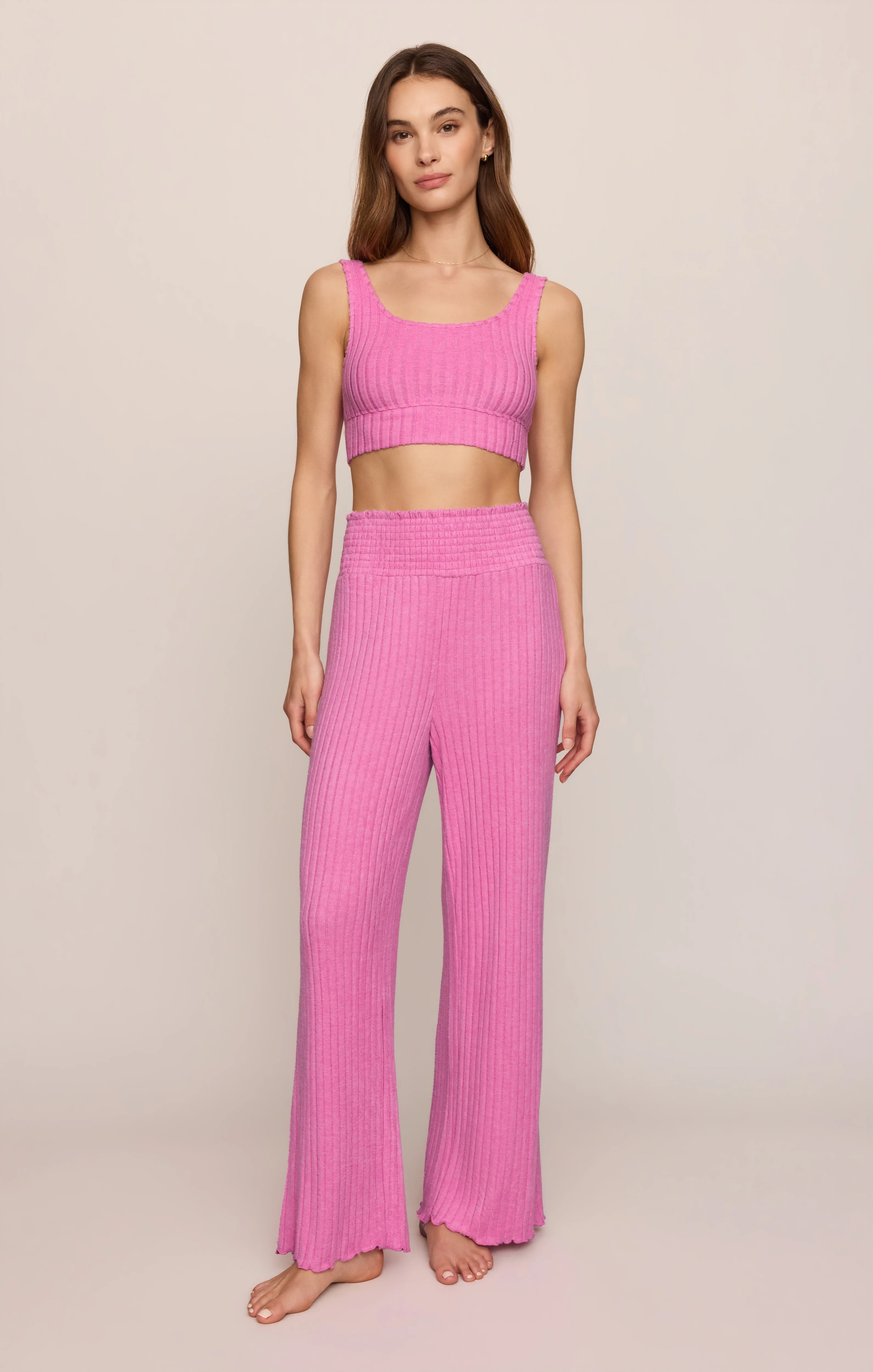 Zoe Silky Rib Tank Bra - Image 87